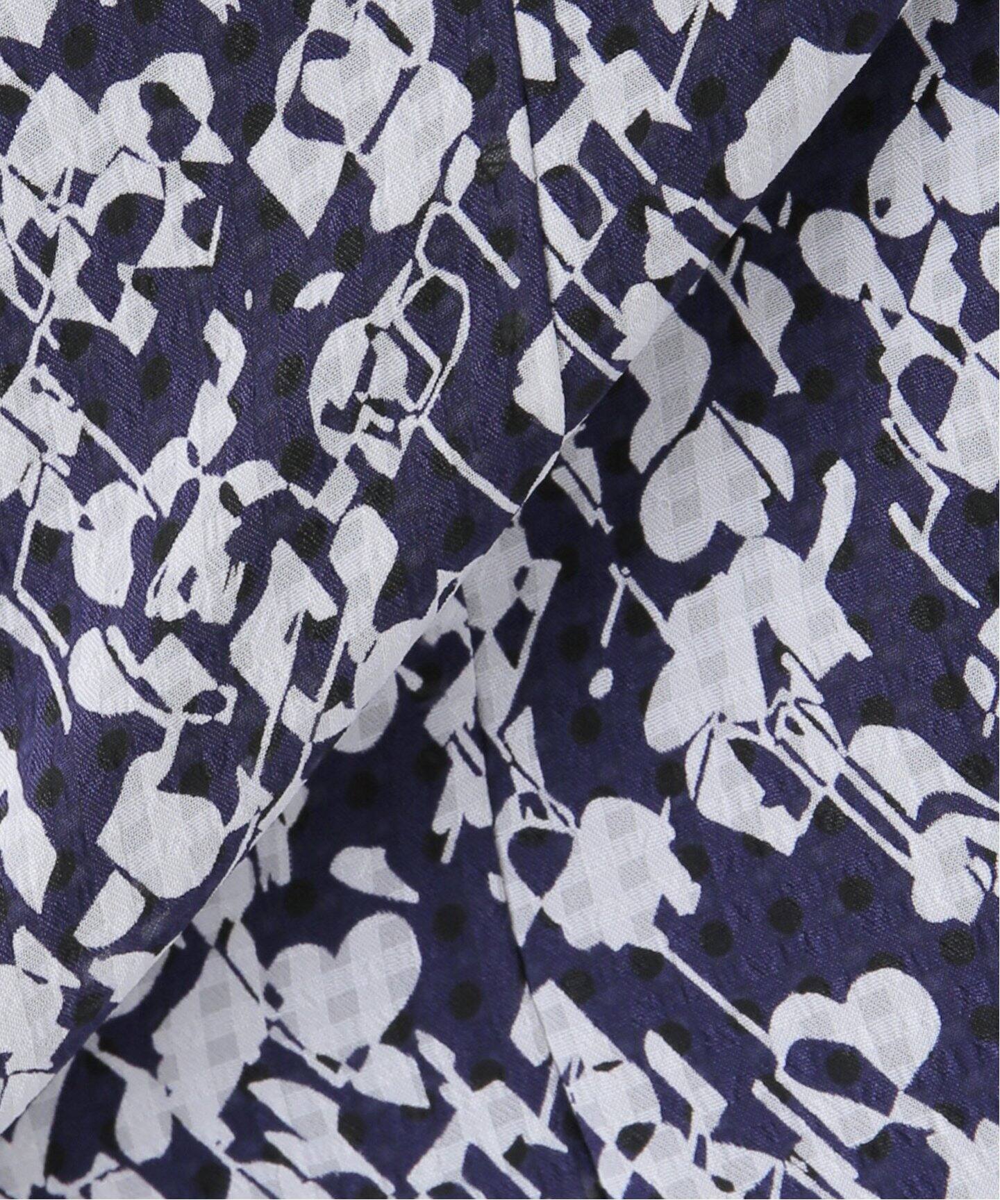 ラトータリテ　La TOTALITE ジロンファーストラムコクーンPコート36 ハートプリントワンピース（ワンピース）｜La Totalite（ラ