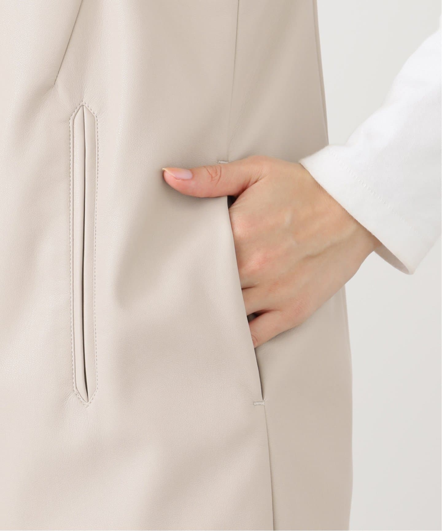 フェイクレザージャンパースカート（ワンピース）｜La Totalite（ラ