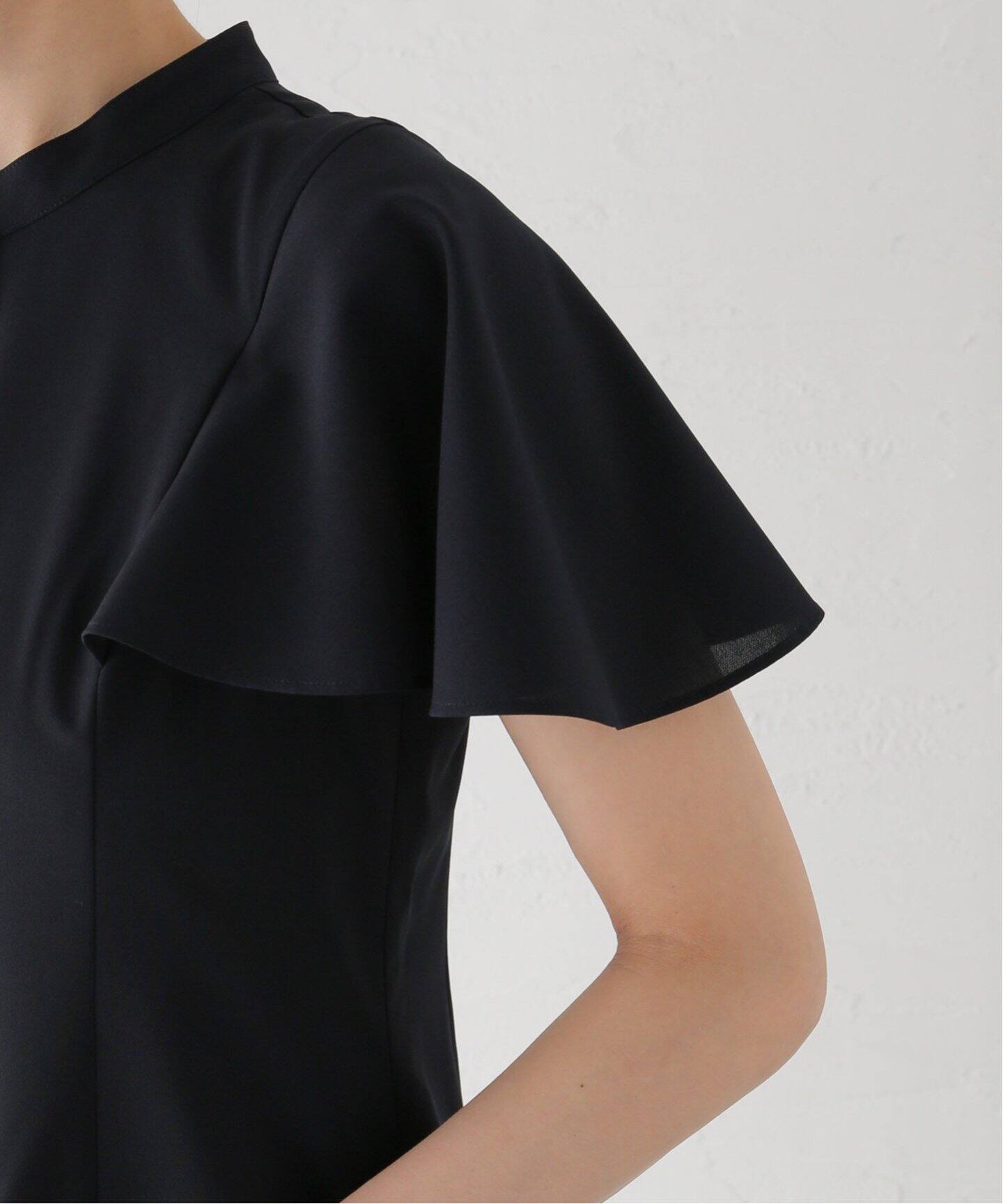 美品　ラトータリテ　LaTotalite フリル　シャツワンピース　36 値下げ 美品 ラトータリテ LaTotalite フリル シャツワンピース