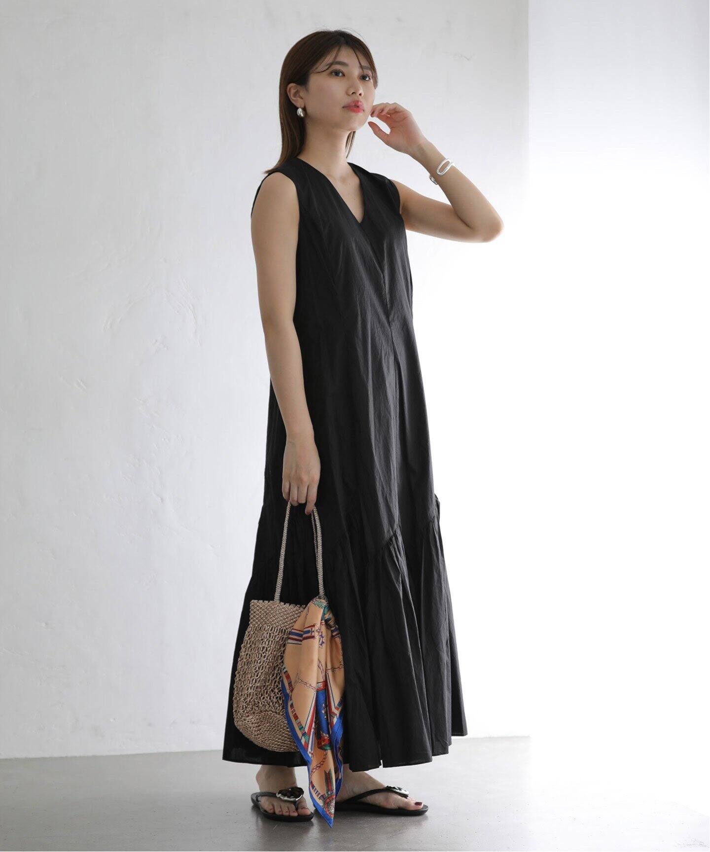 コットンボイルティアードワンピース（ワンピース）｜La Totalite（ラ  