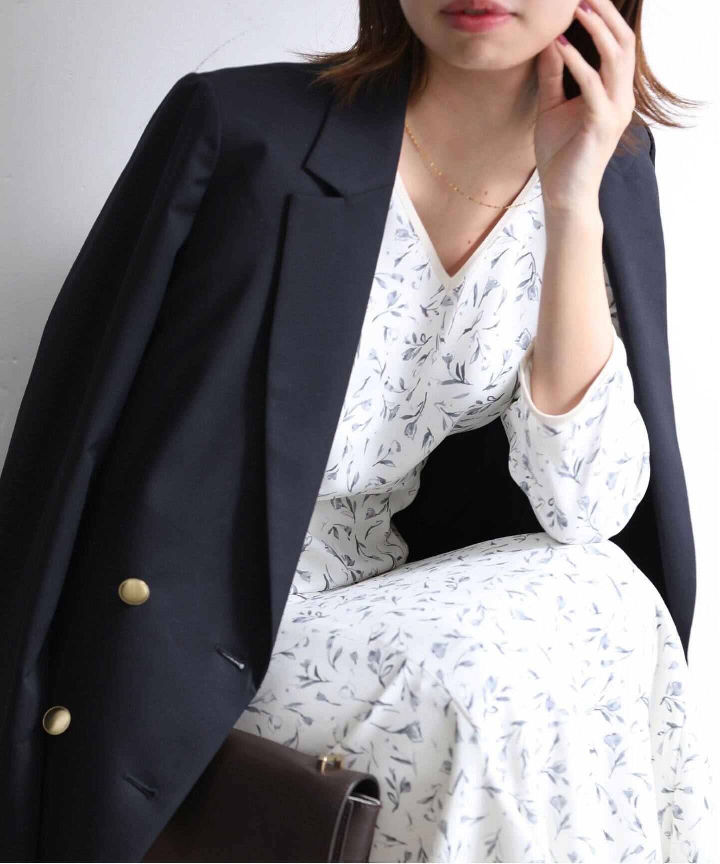 マルチフラワープリントワンピース（ワンピース）｜La Totalite（ラ  