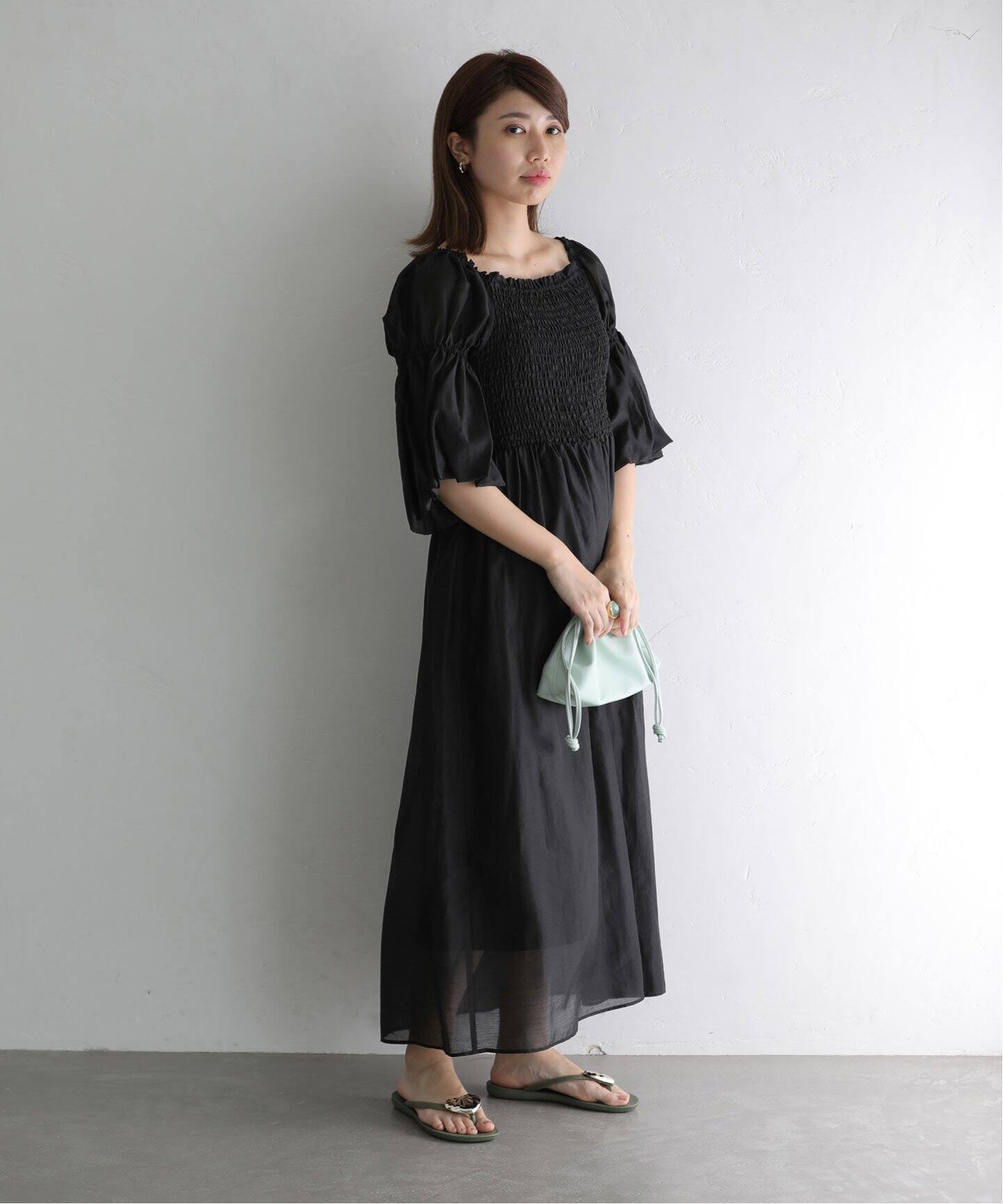 2WAYシャーリングワンピース（ワンピース）｜La Totalite（ラ  