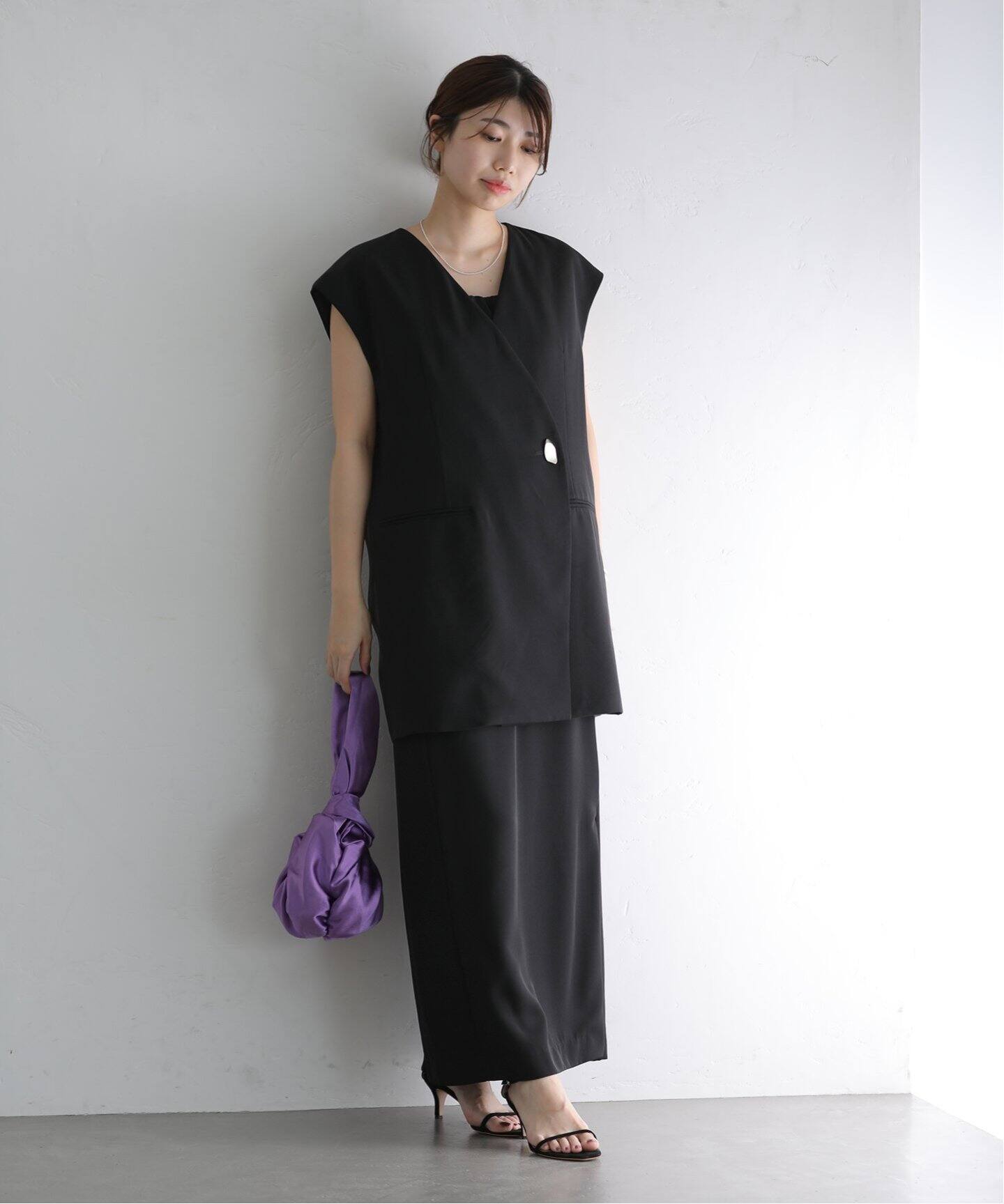 バックシアージレセットアップドレス（ドレス）｜La Totalite（ラ  