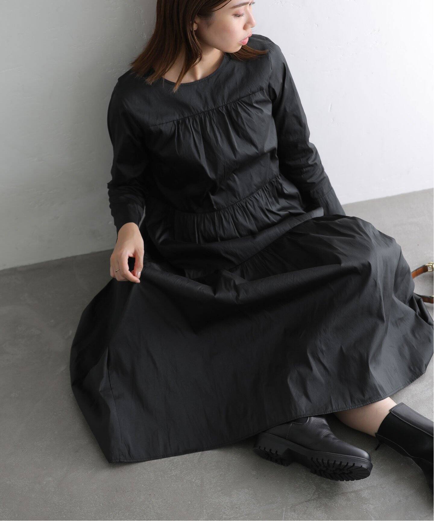 ne Quittez pas/ヌキテパ 】 ティアードドレス（ワンピース）｜La  