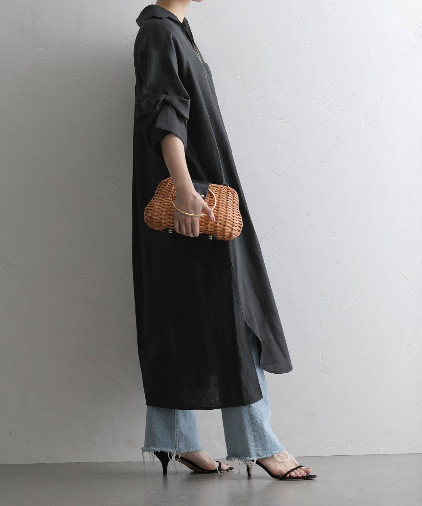 TICCA/ティッカ】別注リネンツイストスリーブワンピース（ワンピース  