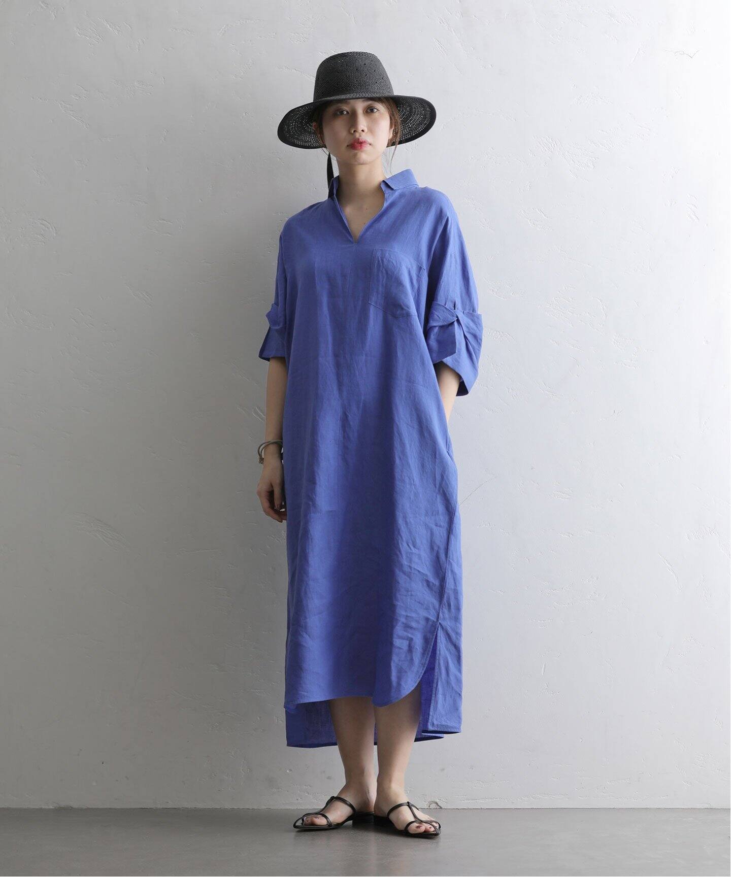 TICCA/ティッカ】別注リネンツイストスリーブワンピース（ワンピース  