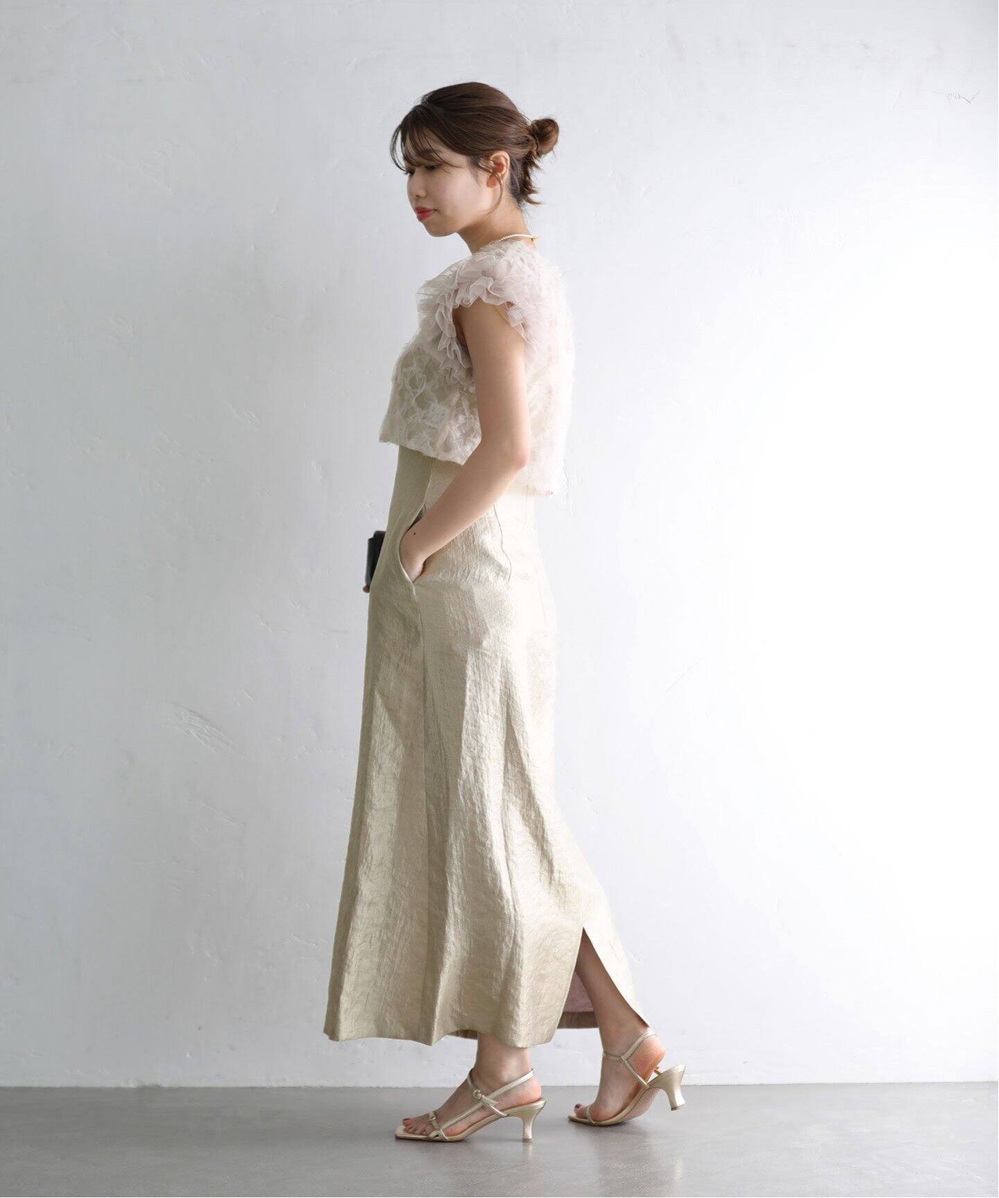kaene/カエン ジャケット＆パンツ スーツ セットアップ （PANTS DRESS 