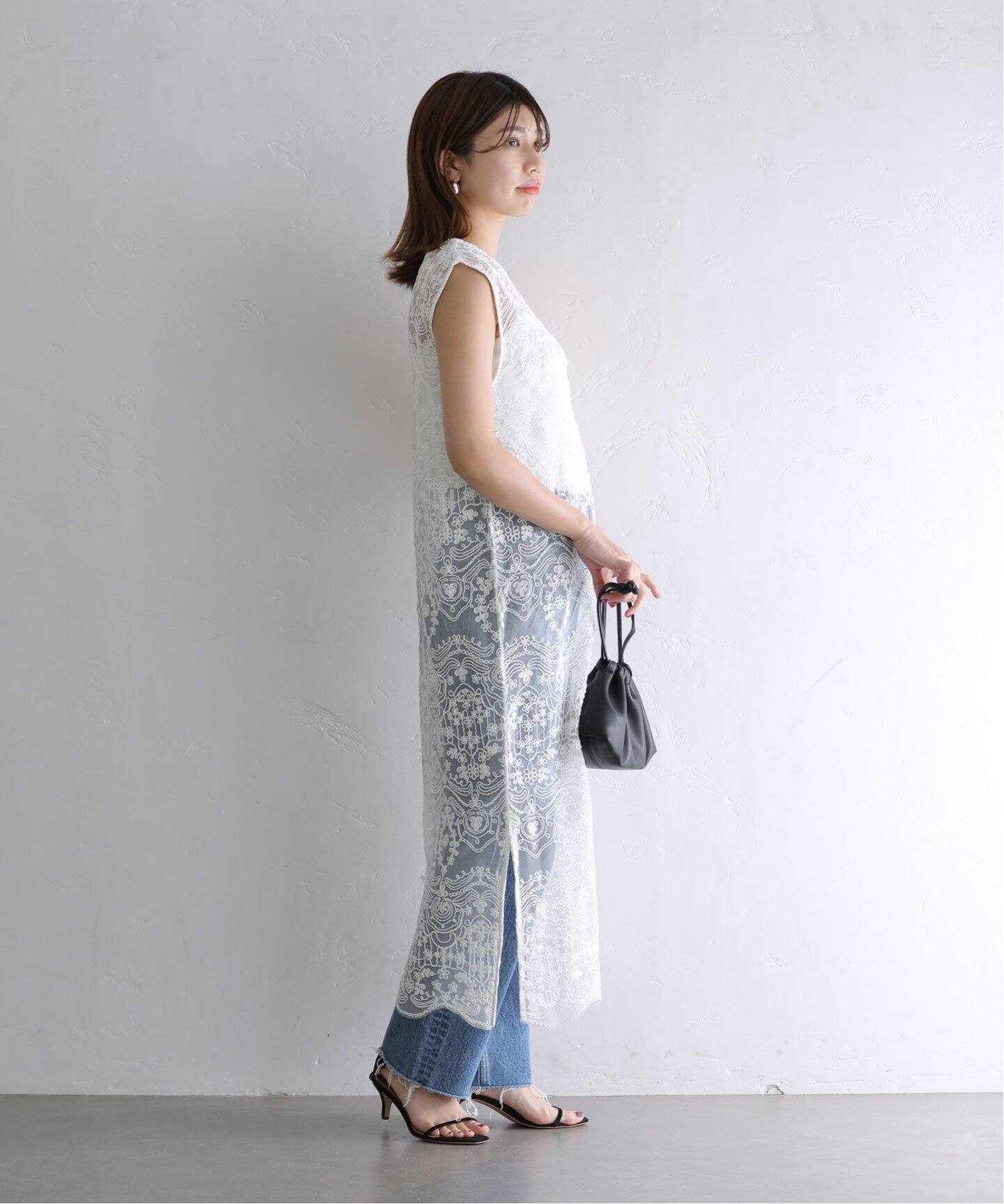 TORRAZZO DONNA/トラッゾドンナ】Sheer one piece（ワンピース）｜La 