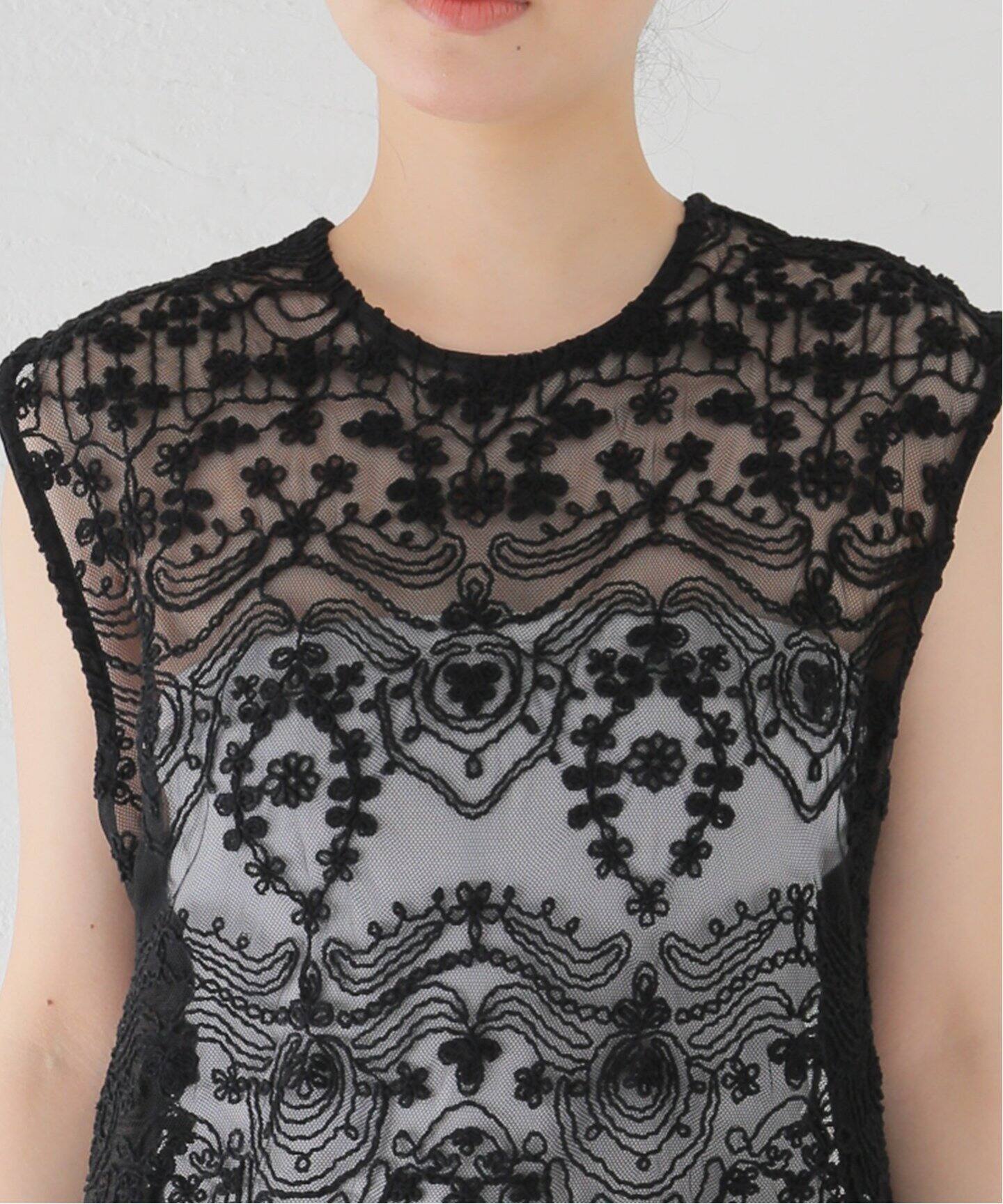 TORRAZZO DONNA/トラッゾドンナ】Sheer one piece（ワンピース）｜La 