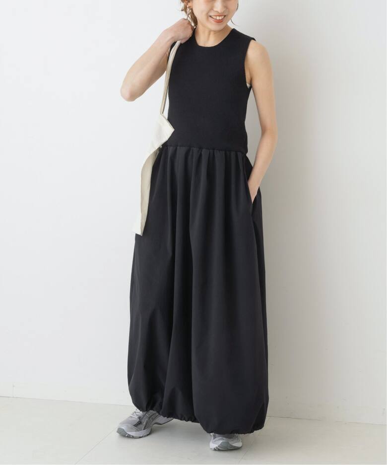 ニットドッキングタフタワンピース（ワンピース）｜Spick and Span 
