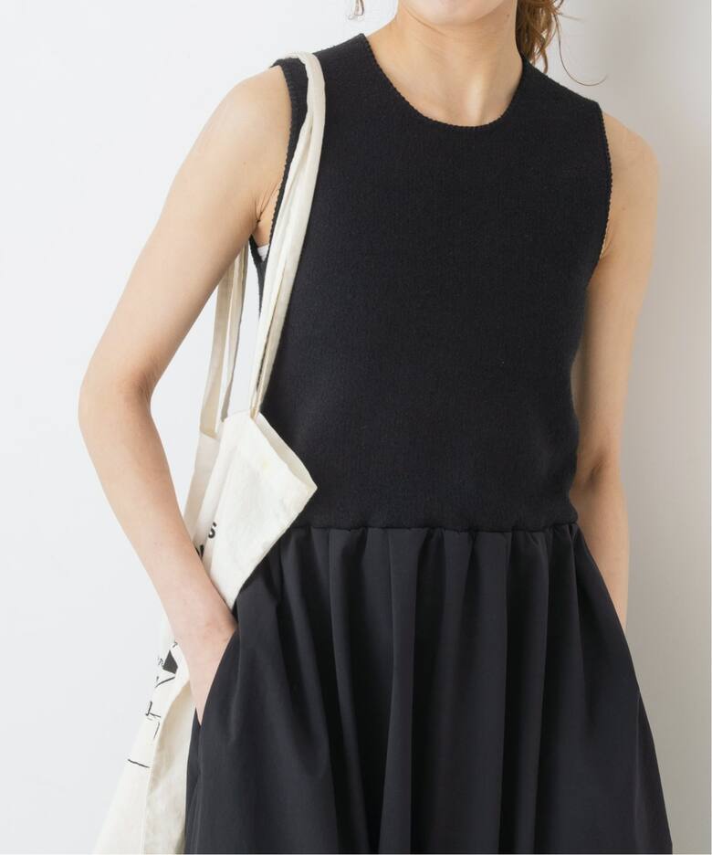 ニットドッキングタフタワンピース（ワンピース）｜Spick and Span  