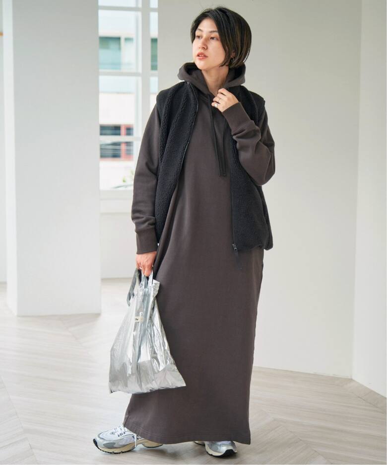 追加2一部店舗+WEB限定》ヘビー裏毛ロングワンピース（ワンピース  