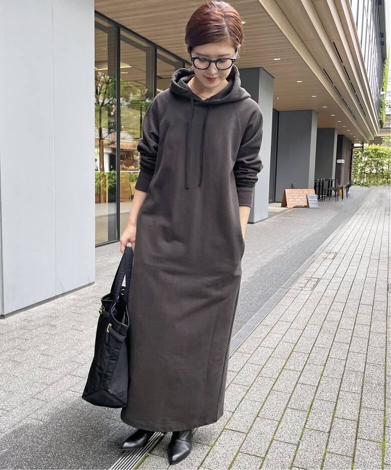 追加2一部店舗+WEB限定》ヘビー裏毛ロングワンピース（ワンピース  