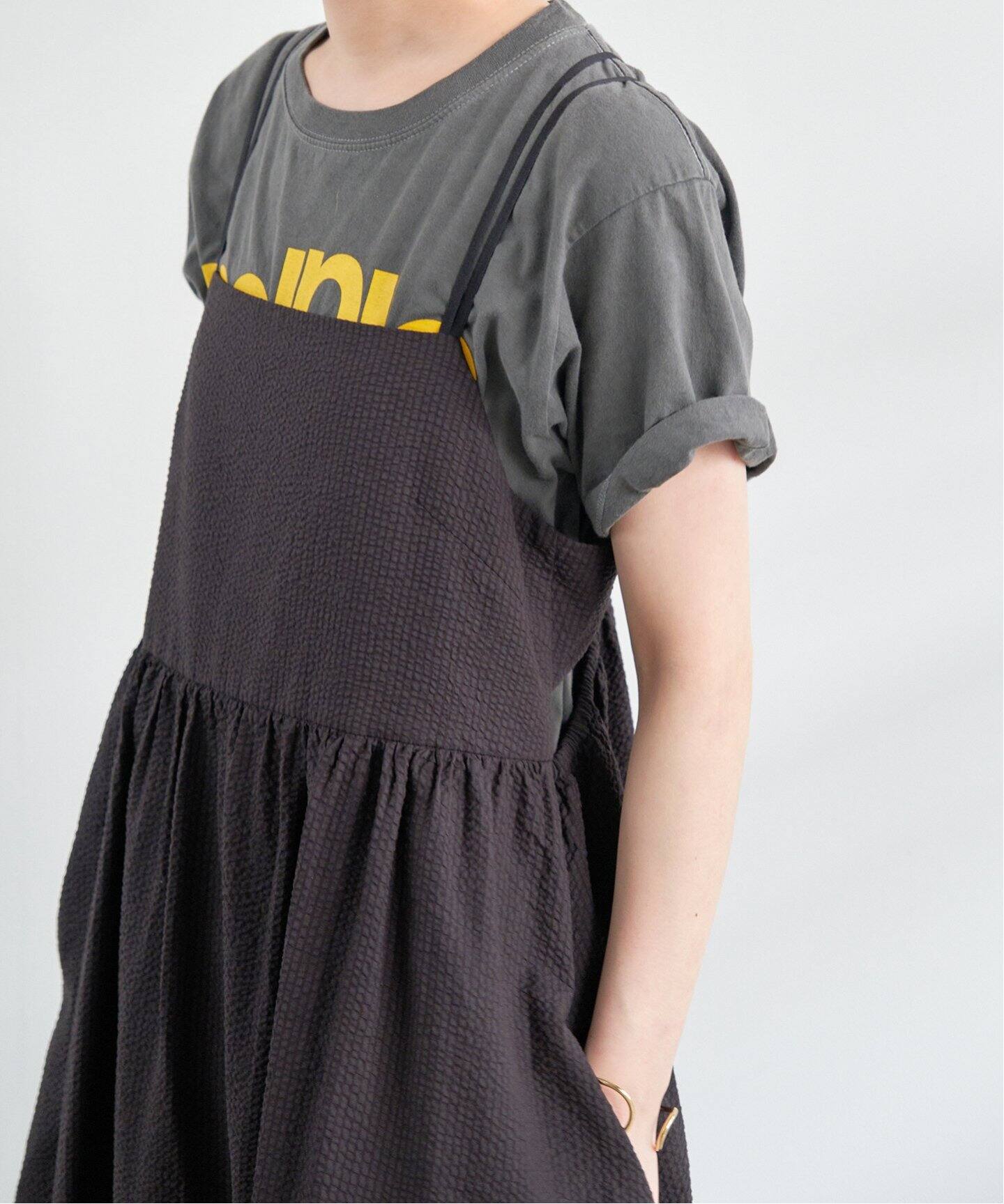 S.Shiori*S コットンサッカーキャミワンピース（ワンピース）｜Spick  