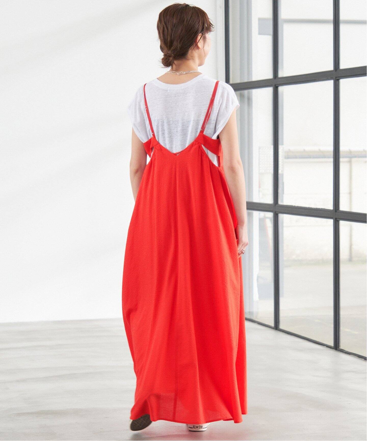 S.Shiori*S コットンサッカーキャミワンピース（ワンピース）｜Spick  