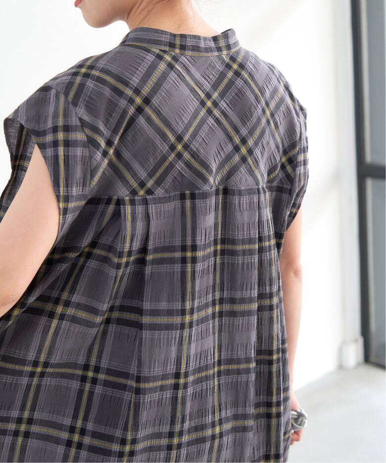 先染めサッカーシャツワンピース（ワンピース）｜Spick and Span  