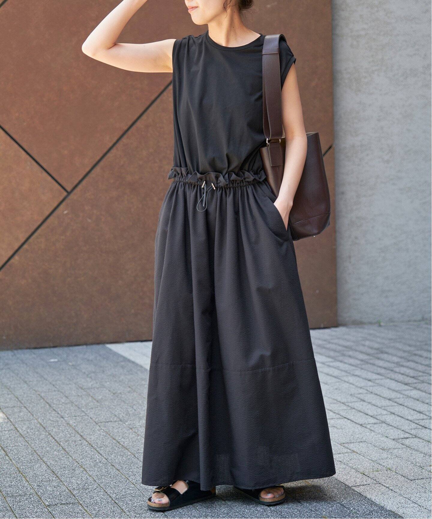 カットソー×サッカーコンビワンピース（ワンピース）｜Spick and Span  