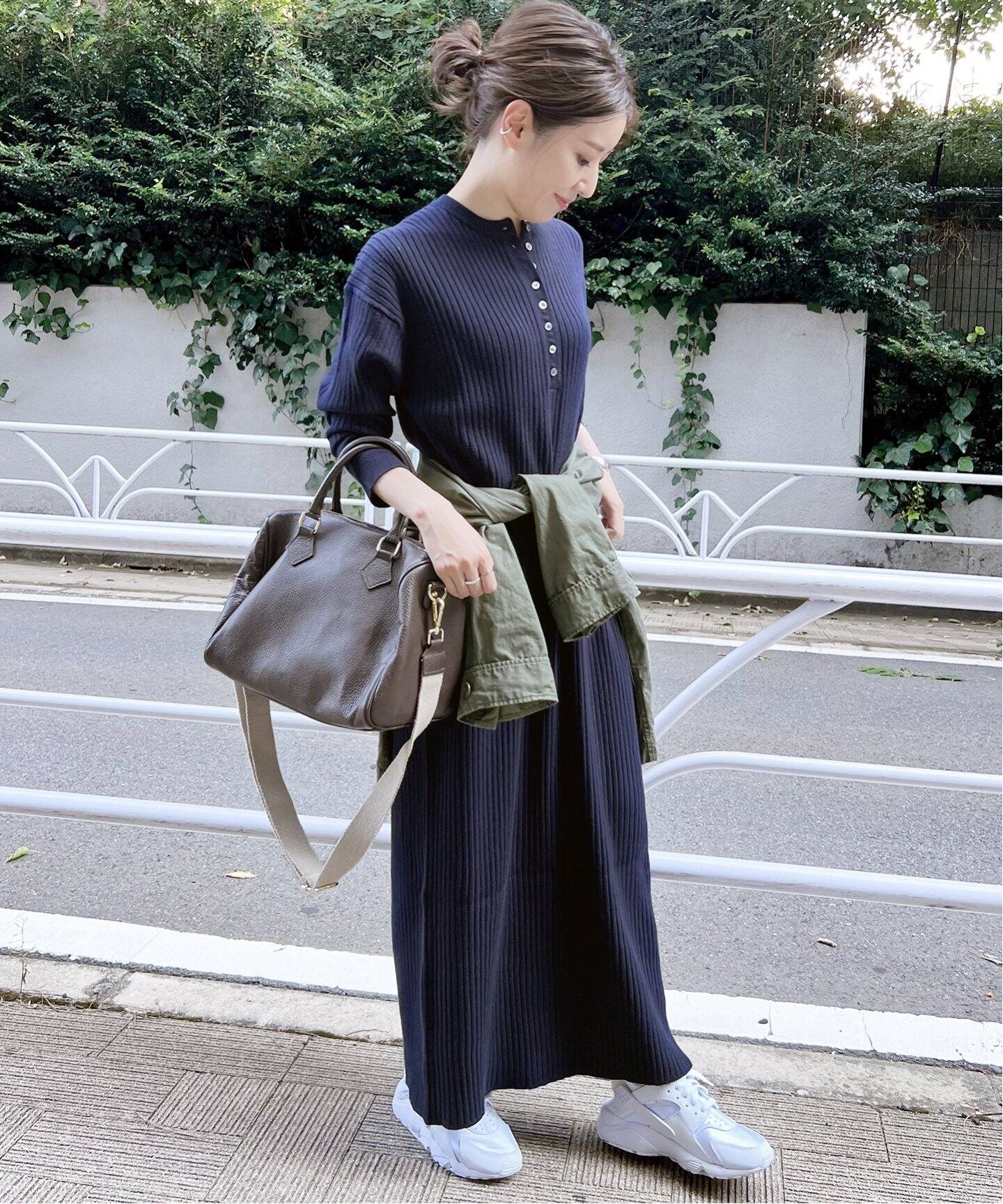 追加2》ヘンリーネックリブニットワンピース（ワンピース）｜Spick and  