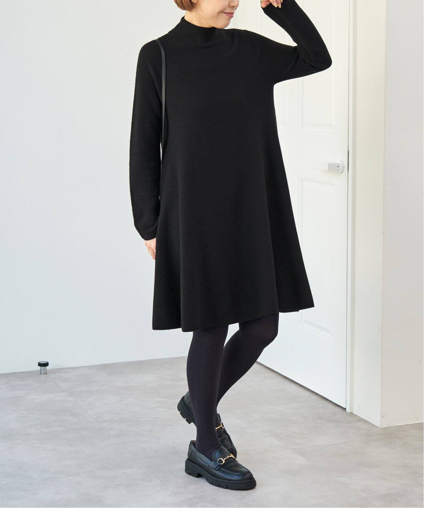 ガーター編フレアチュニックワンピース（ワンピース）｜Spick and Span  