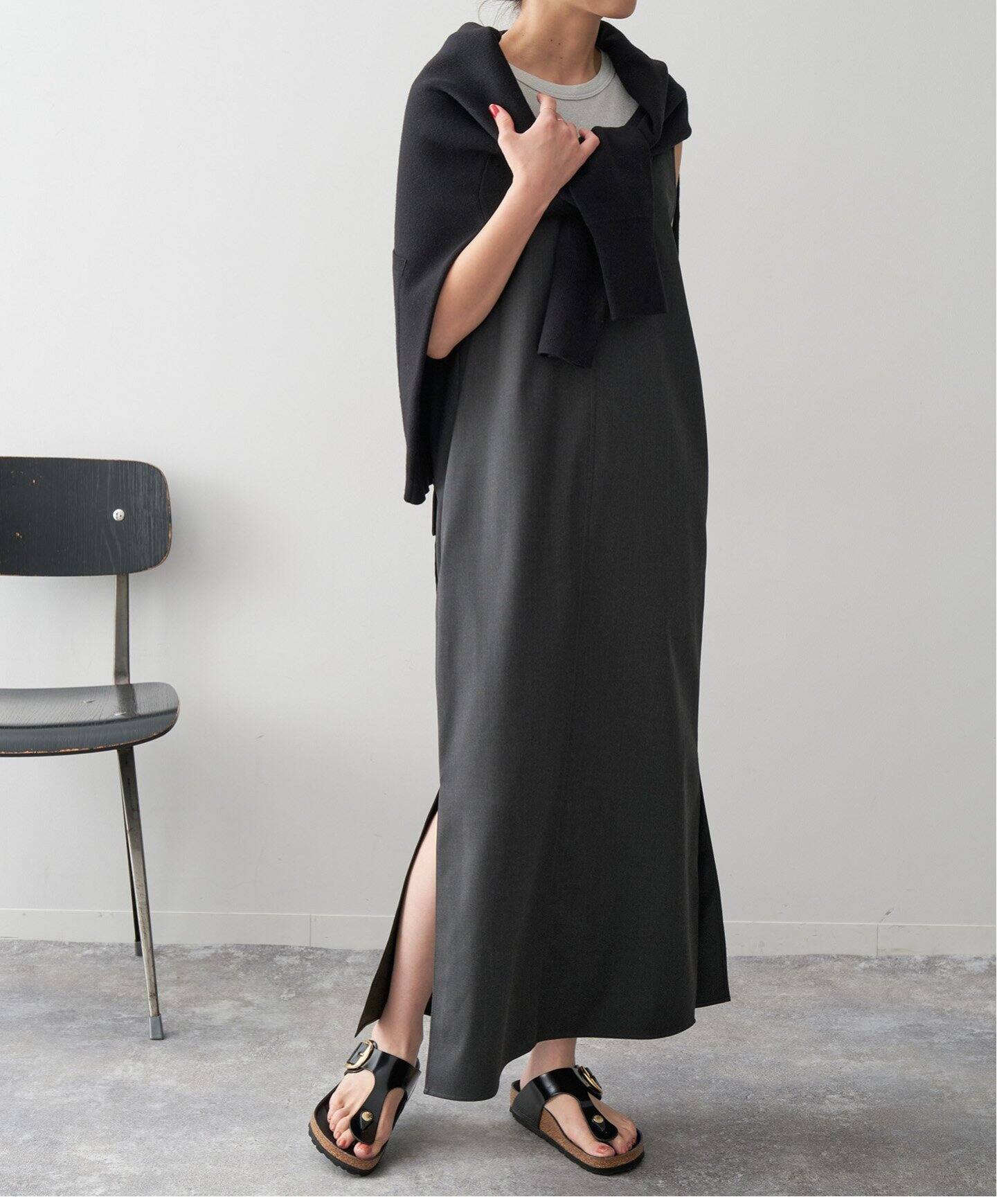 ストレッチツイルジャンパースカート（ワンピース）｜Spick and Span  