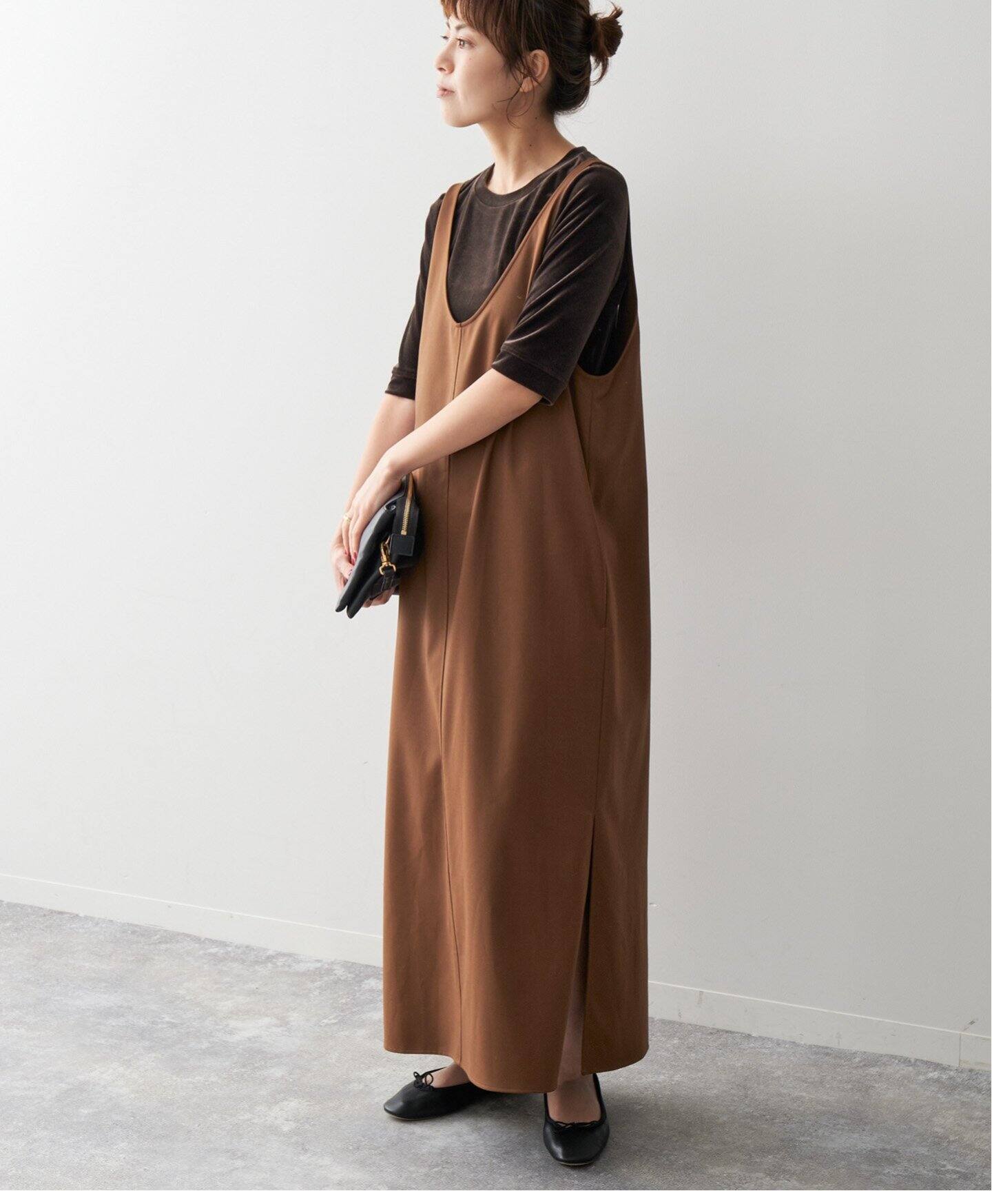 ストレッチツイルジャンパースカート（ワンピース）｜Spick and Span  