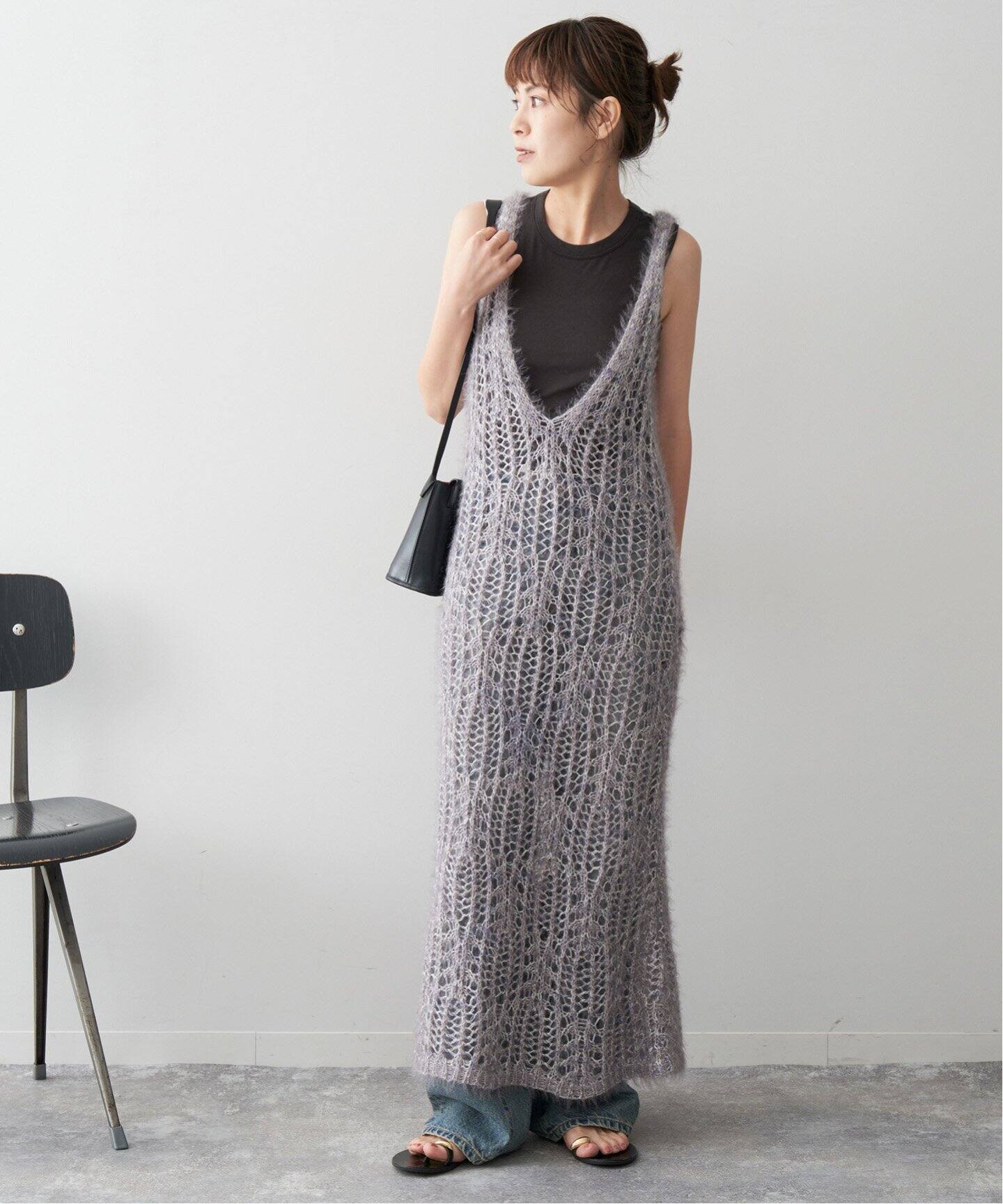 ミックスラメクロシェワンピース（ワンピース）｜Spick and Span 