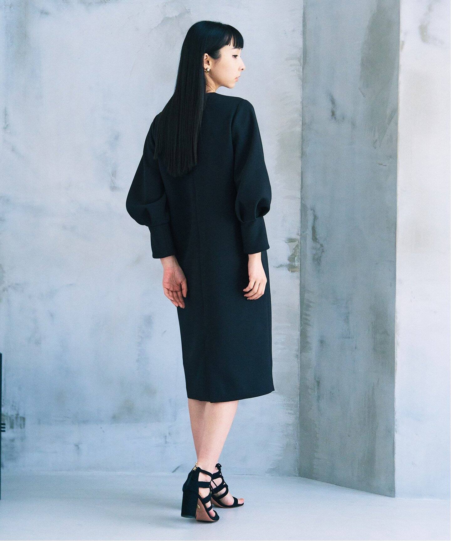 二重織バルーンスリーブワンピース（ワンピース）｜HARDY NOIR 