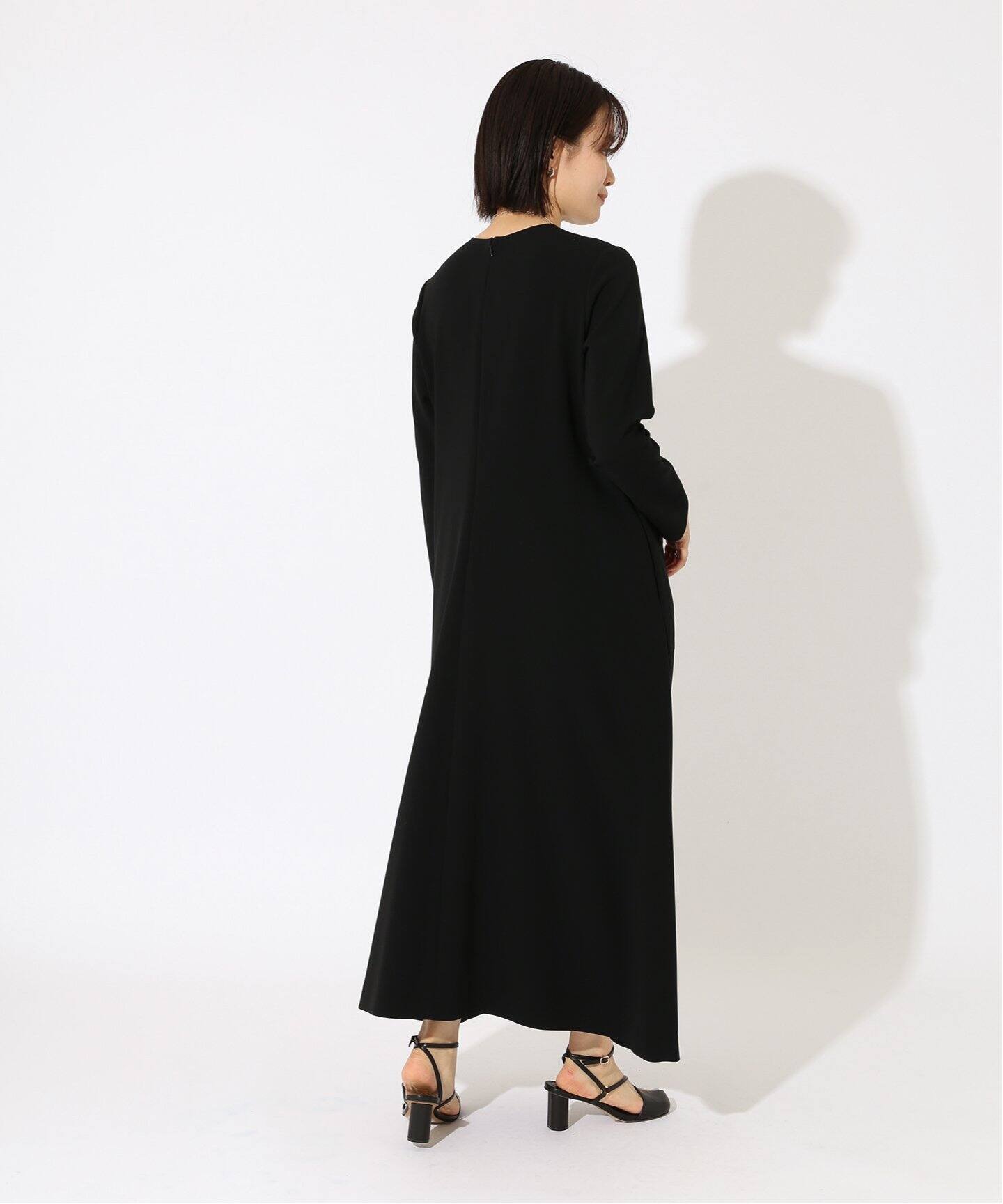 追加》クルーネックフレアワンピース（ワンピース）｜HARDY NOIR  