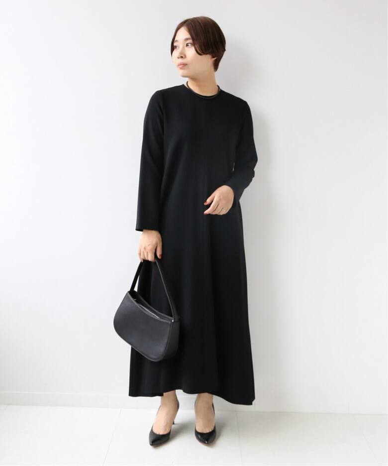 追加》クルーネックフレアワンピース（ワンピース）｜HARDY NOIR 