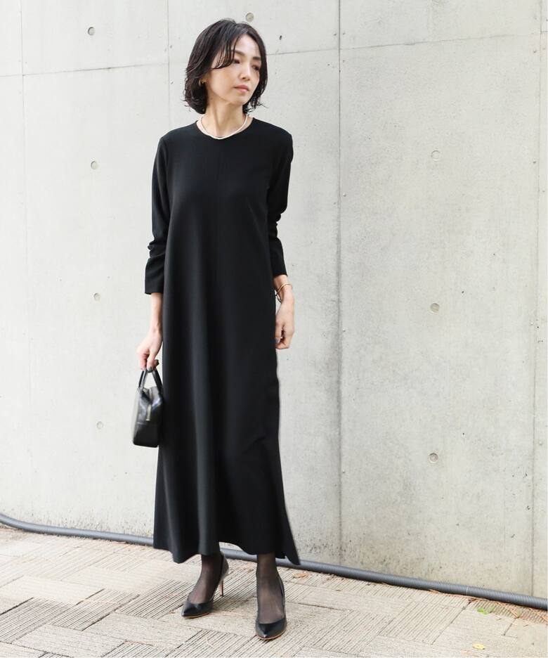 追加》クルーネックフレアワンピース（ワンピース）｜HARDY NOIR 