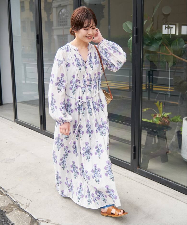 ne Quittez pas / ヌキテパ COTTON JQD MARIGOLD PRINT 010441GH1 