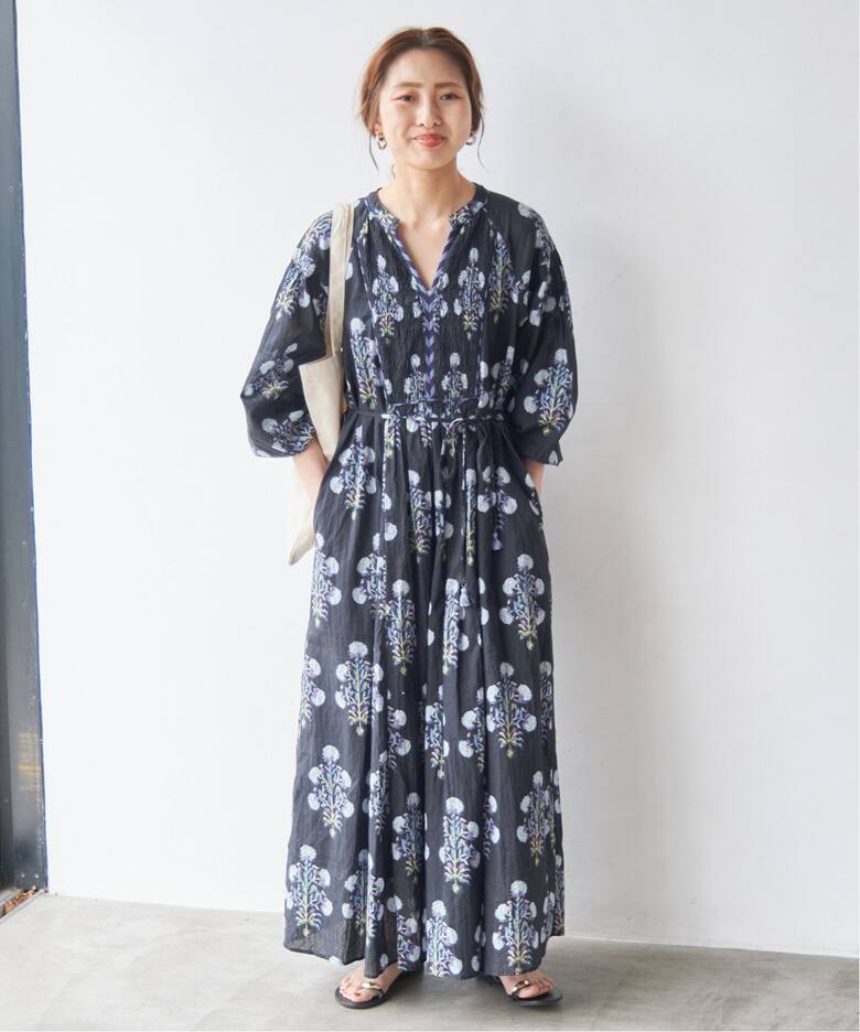 ne Quittez pas / ヌキテパ COTTON JQD MARIGOLD PRINT 010441GH1 