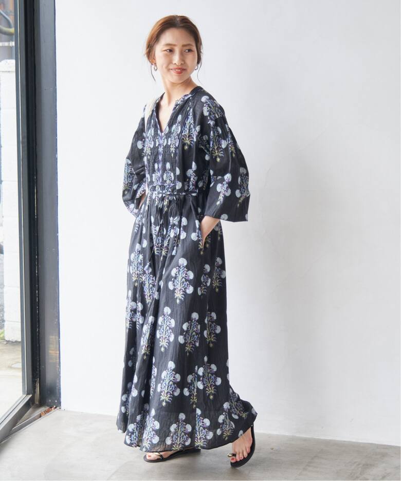 ne Quittez pas / ヌキテパ COTTON JQD MARIGOLD PRINT 010441GH1 