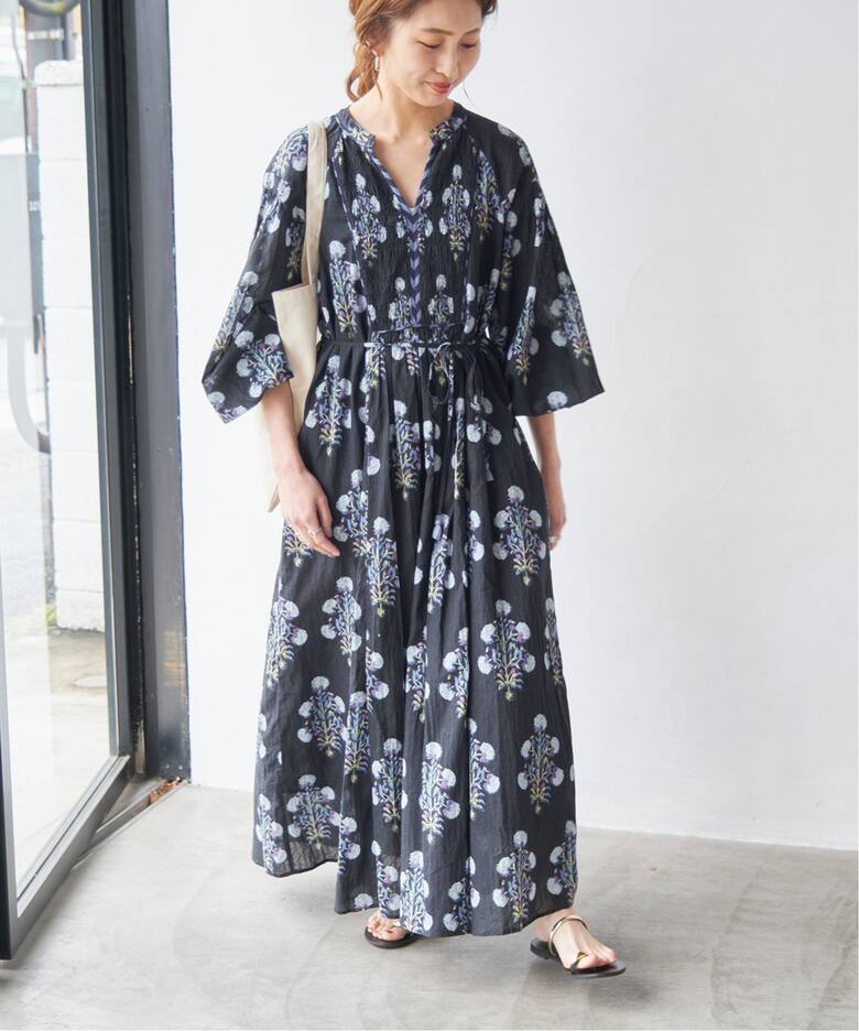 ne Quittez pas / ヌキテパ COTTON JQD MARIGOLD PRINT 010441GH1  