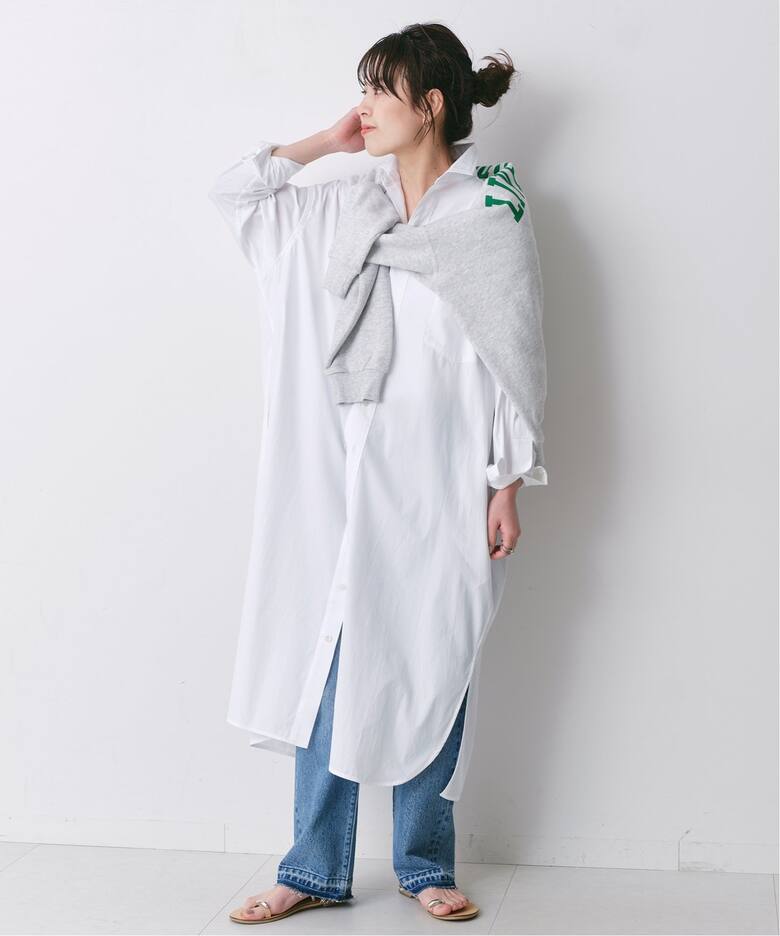 TICCA / ティッカ】 スクエアビッグシャツワンピース（ワンピース 
