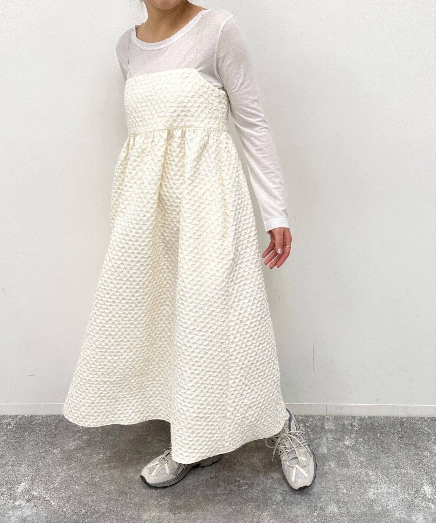 フクレジャガードロングキャミワンピース（ワンピース）｜U by  