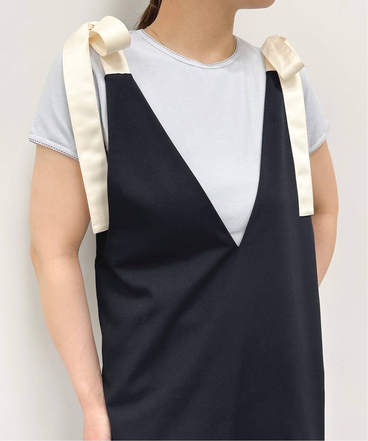 ショルダーリボンミニワンピース（ワンピース）｜U by SPICK&SPAN  