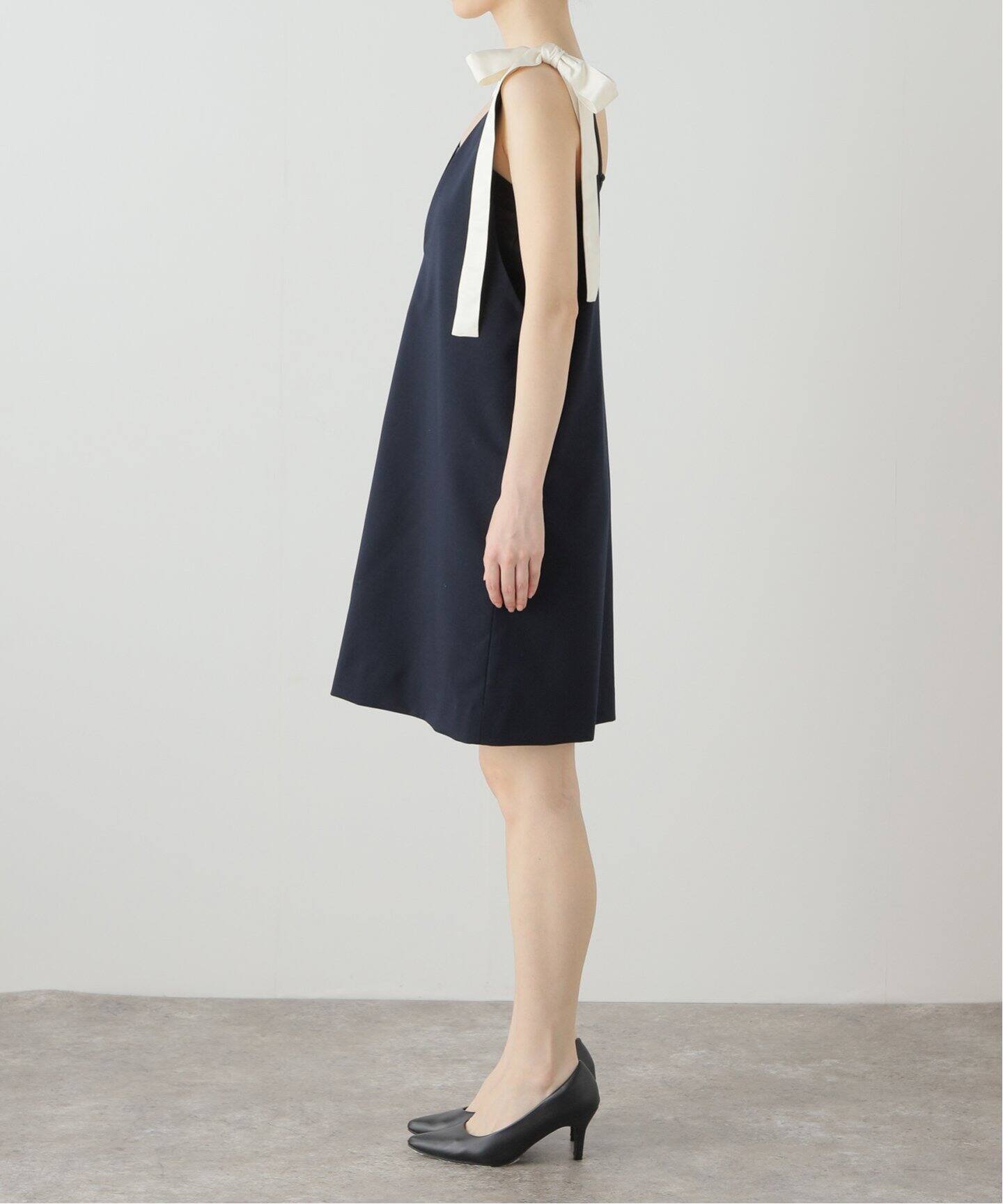 ショルダーリボンミニワンピース（ワンピース）｜U by SPICK&SPAN  