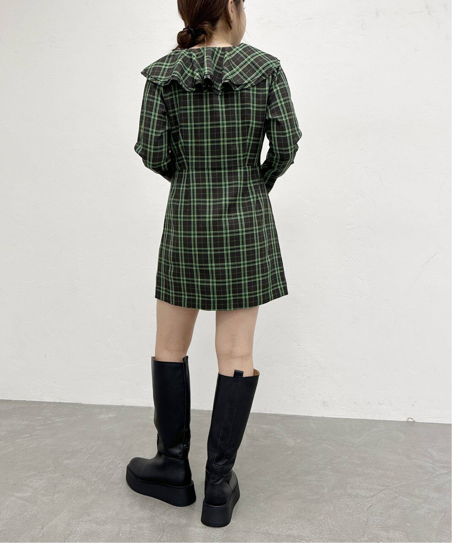 チェックミニワンピース（ワンピース）｜U by SPICK&SPAN（ユーバイス  