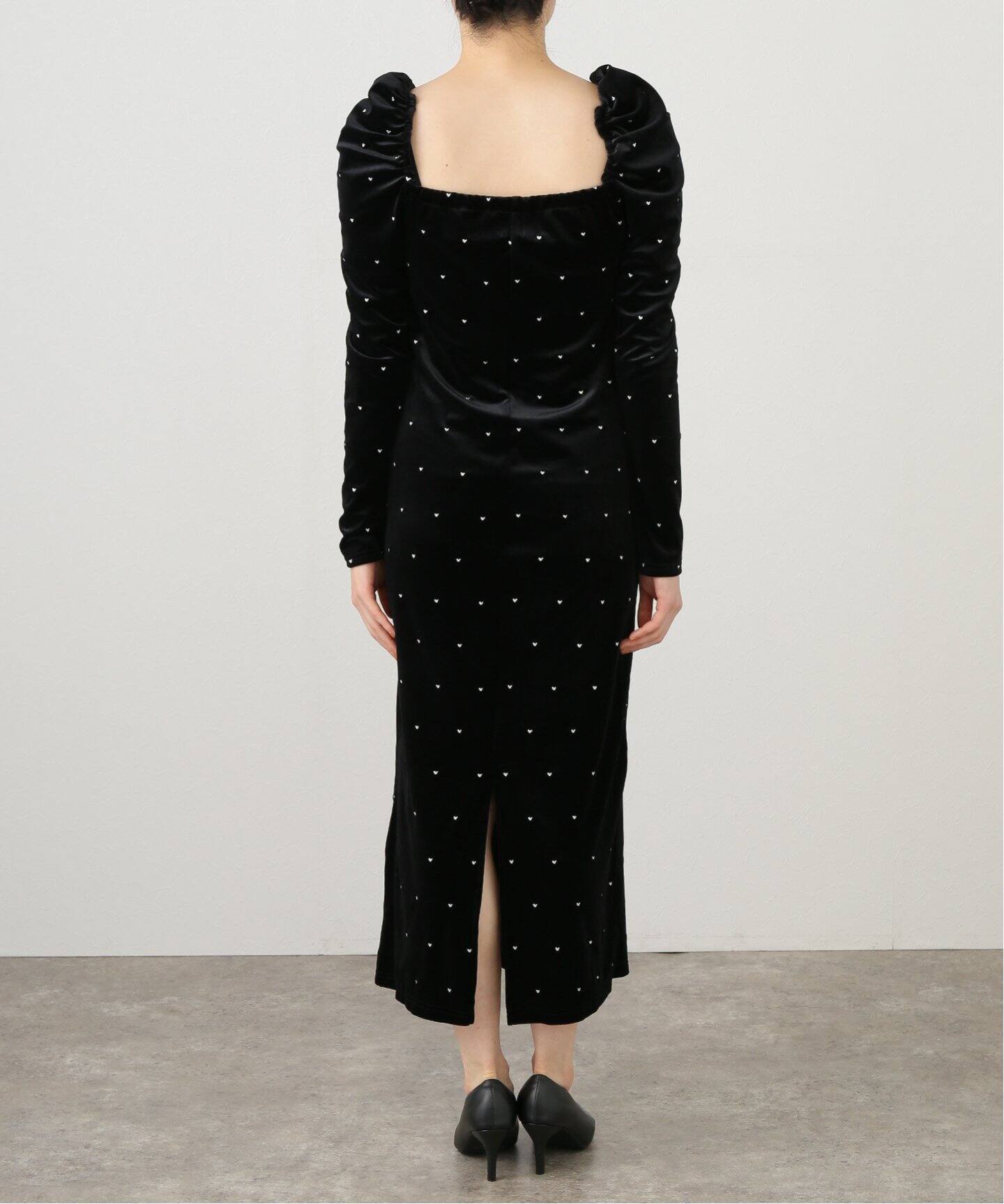 ハート刺繍ベロアワンピース（ワンピース）｜U by SPICK&SPAN（ユー  