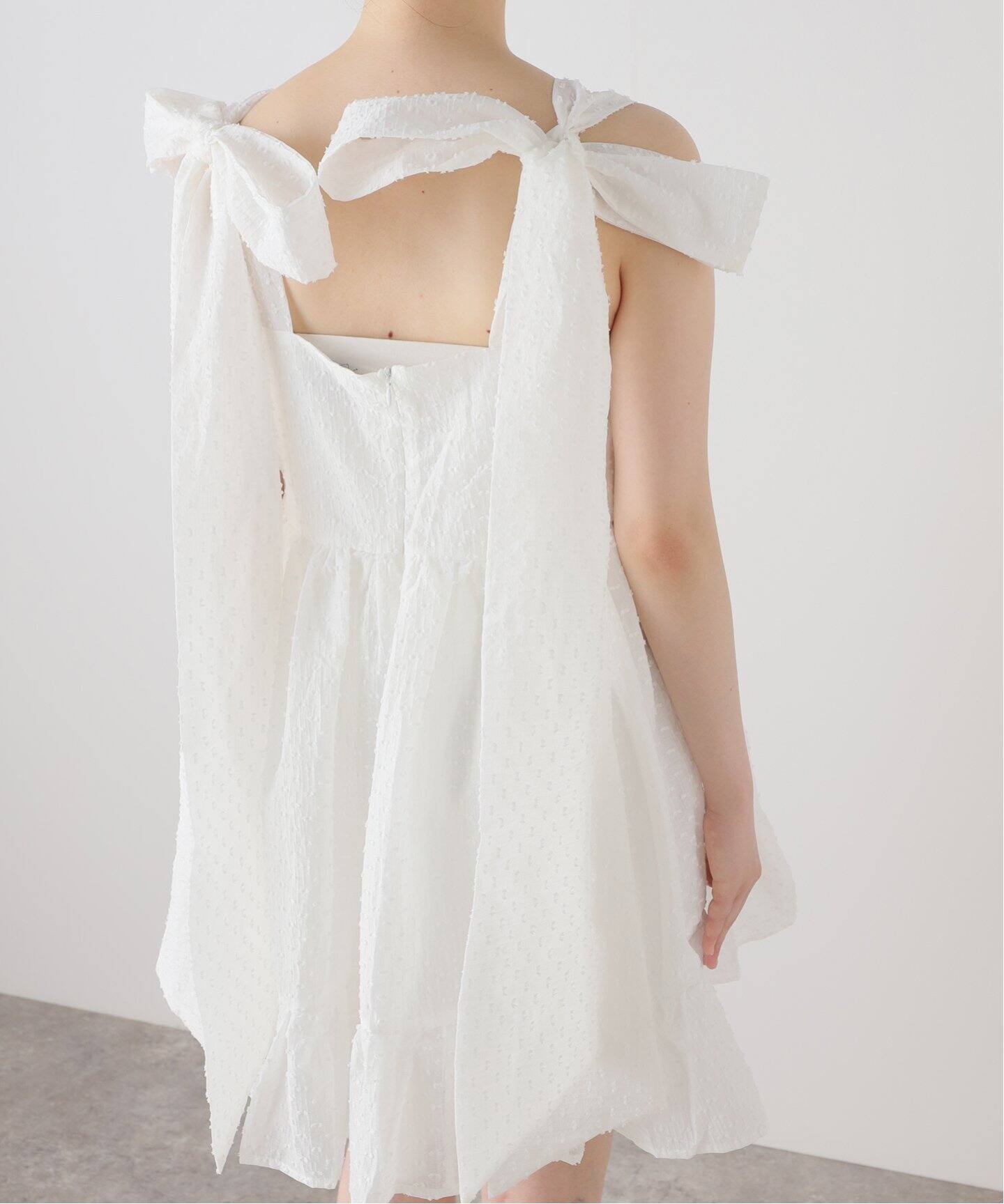SISTER JANE/シスター ジェーン】 Horseback Bow Mini Dress 