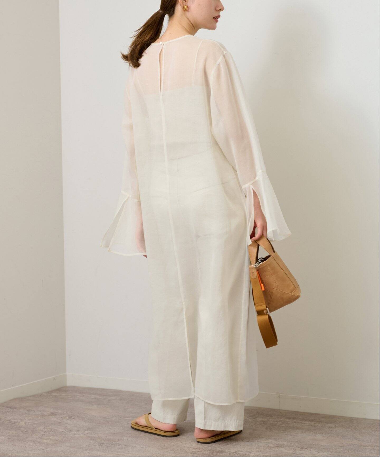 ソフトオーガンジーワンピース（ワンピース）｜FRAMeWORK（フレーム  