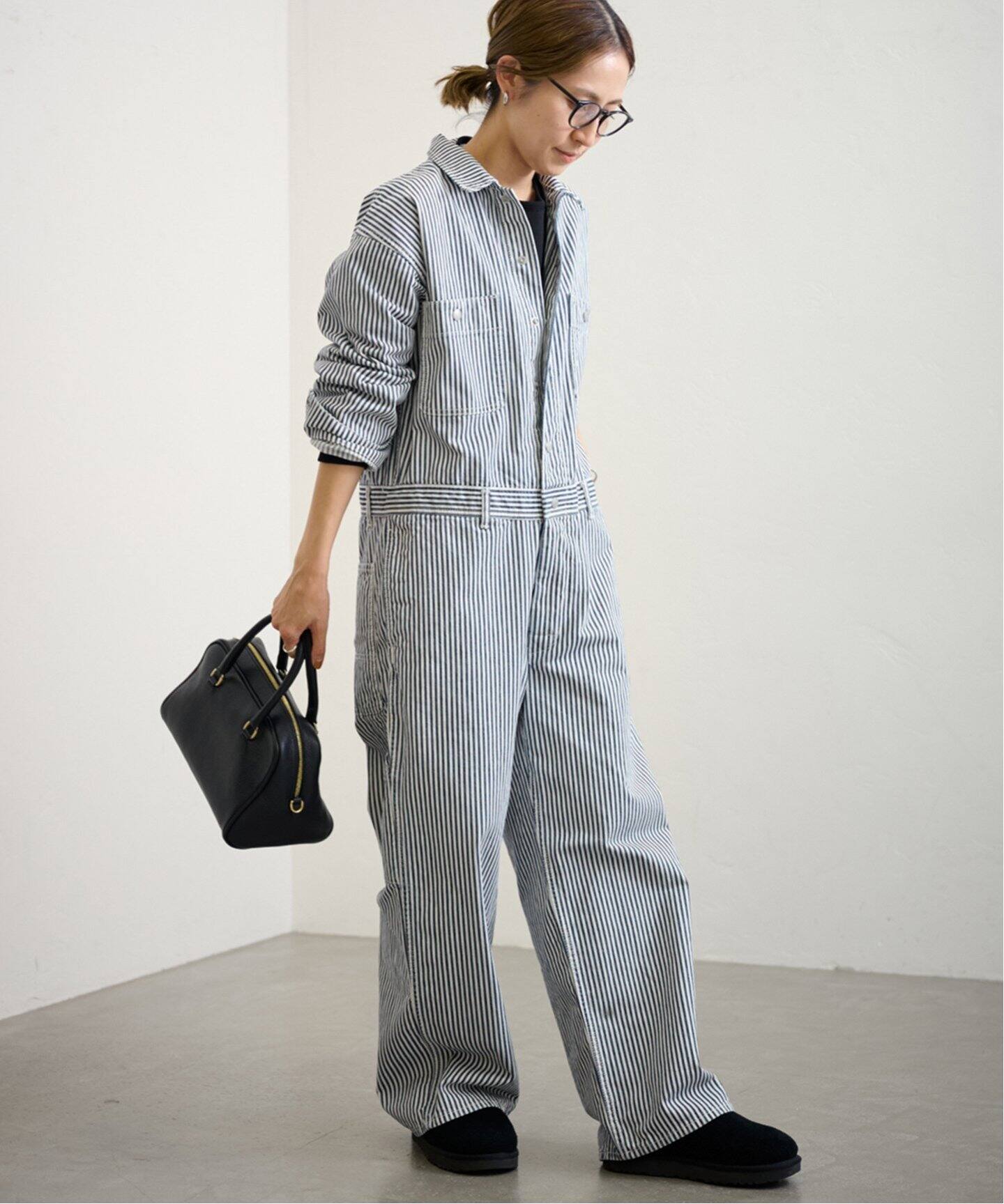 ヒスミニ つなぎオールインワンヒッコリー140