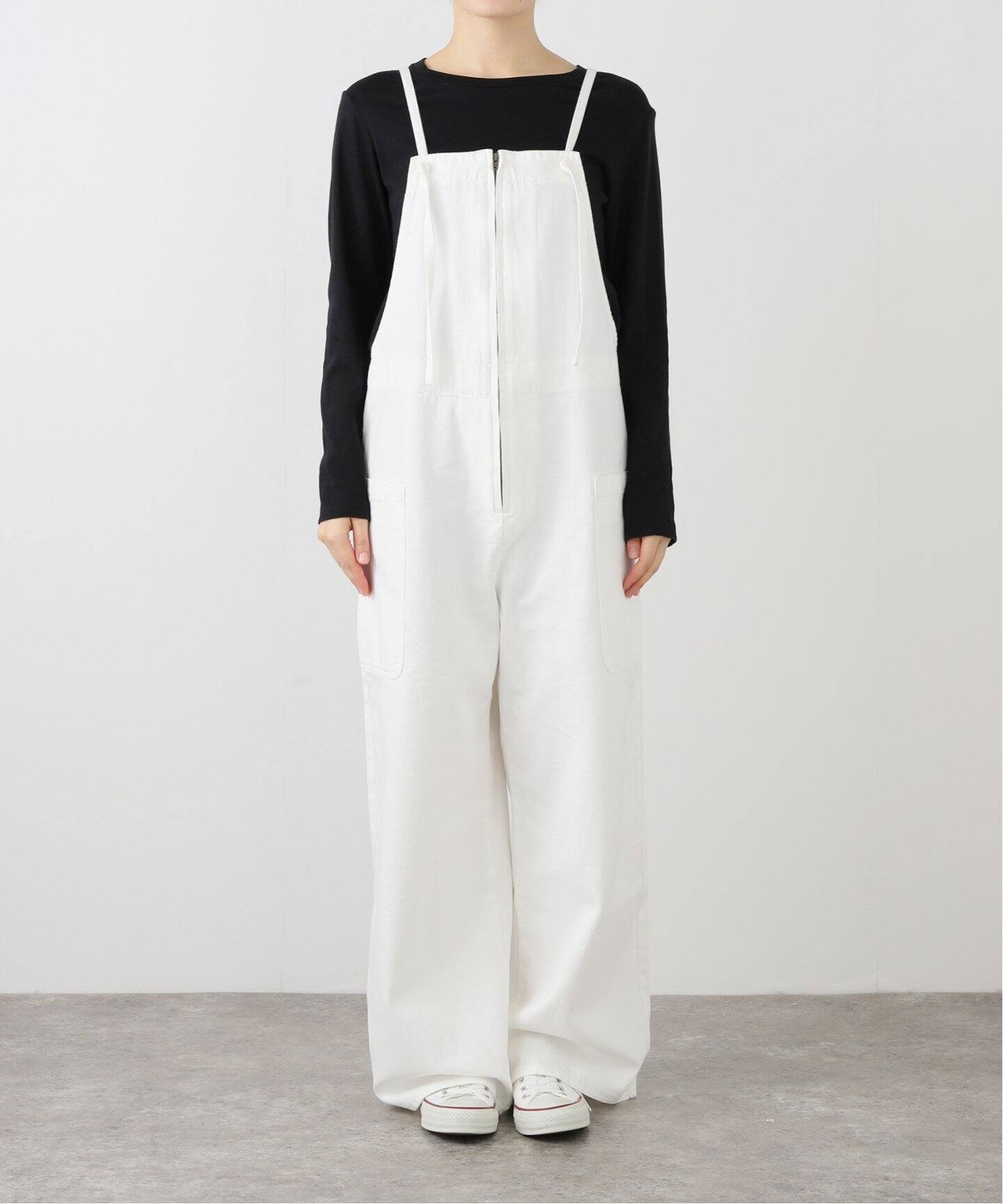 C WORKS シーワークス オーバーオール サロペット オフホワイト デニム  