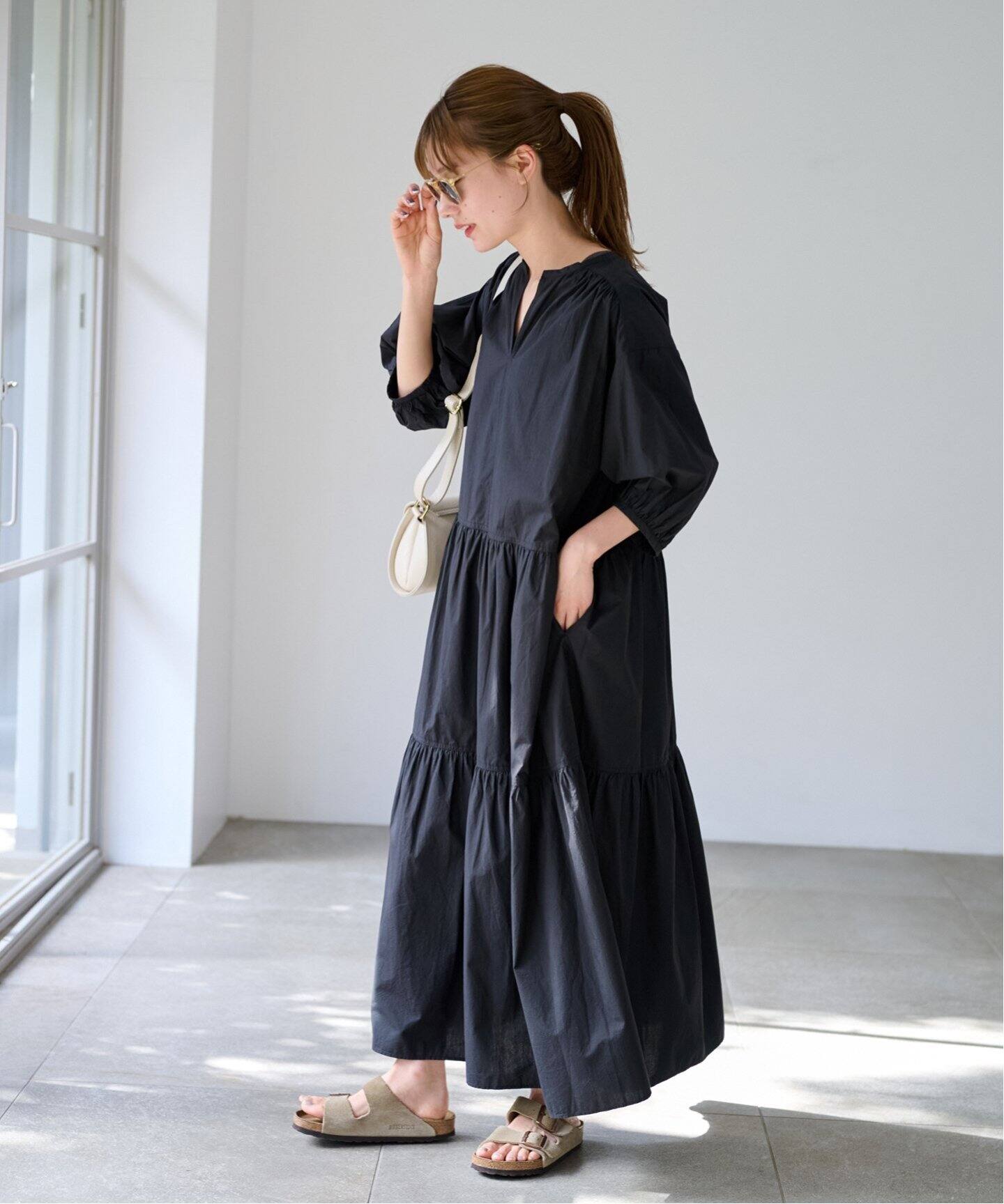 コットンティアードワンピース（ワンピース）｜FRAMeWORK（フレーム  