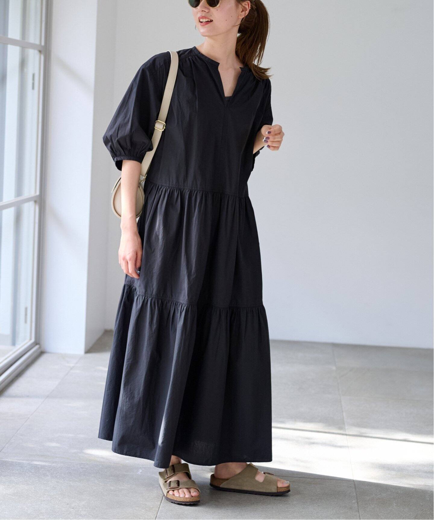 コットンティアードワンピース（ワンピース）｜FRAMeWORK（フレーム  