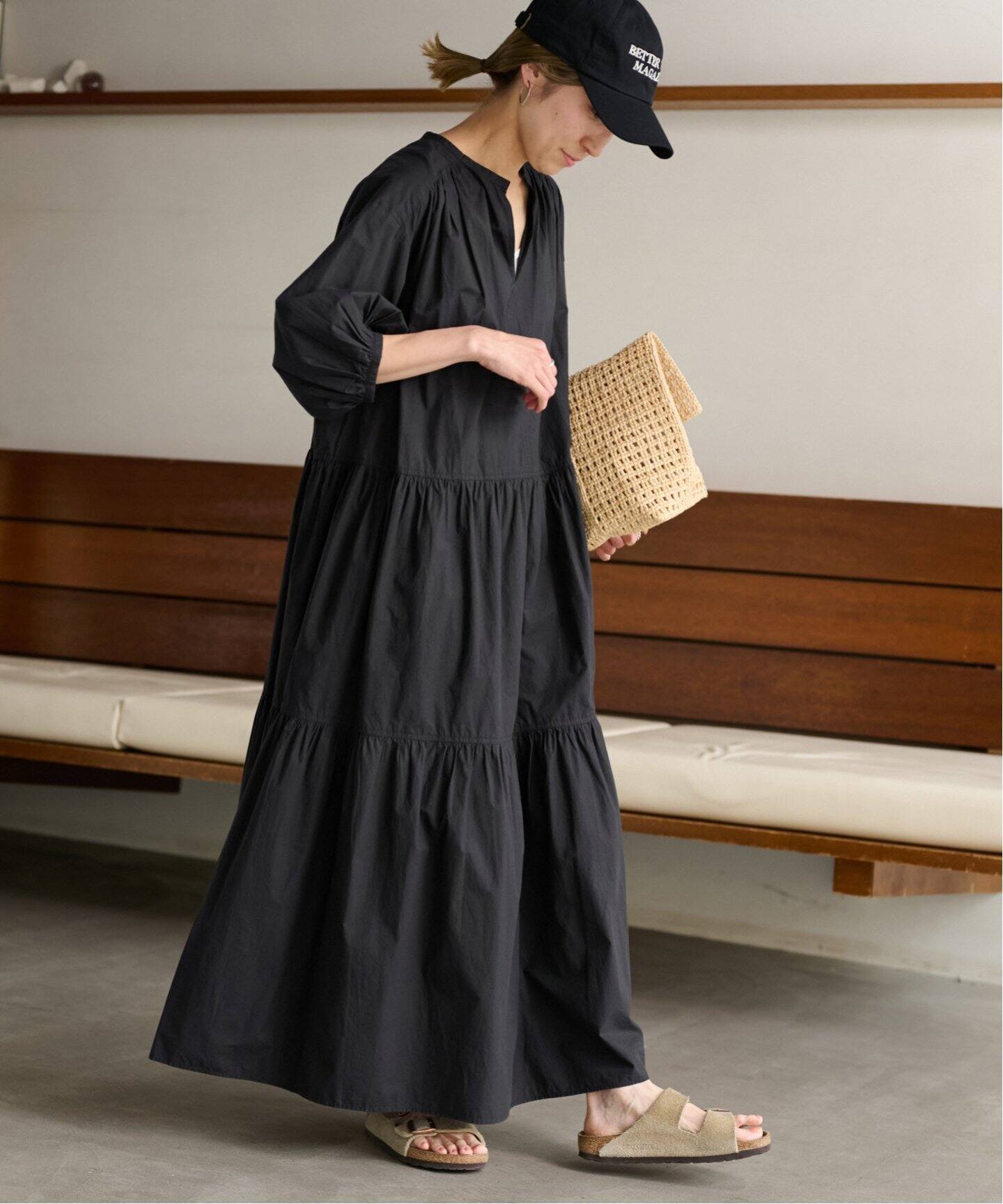 コットンティアードワンピース（ワンピース）｜FRAMeWORK（フレーム  