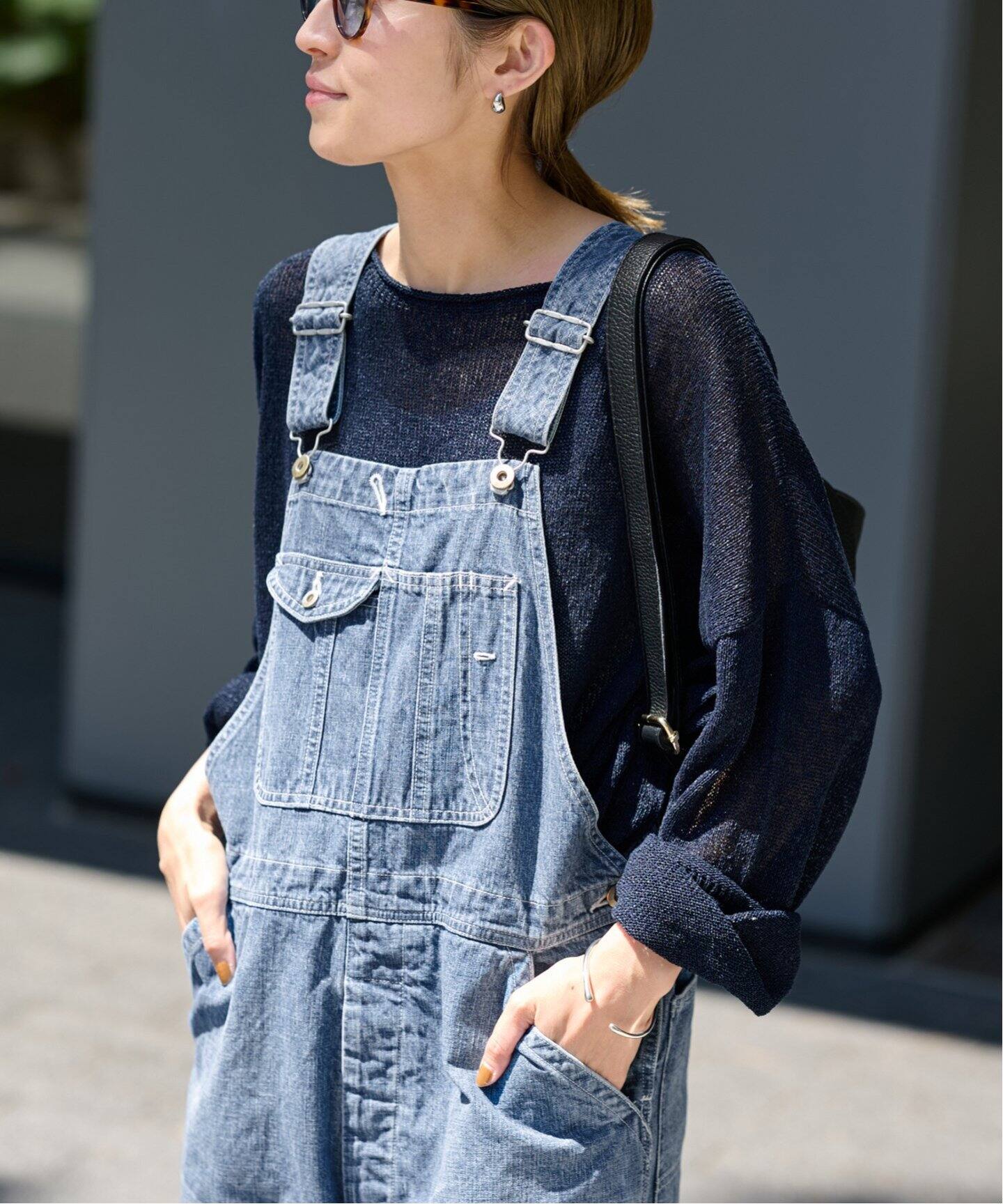 デニムオーバーオール（サロペット／オーバーオール）｜FRAMeWORK  