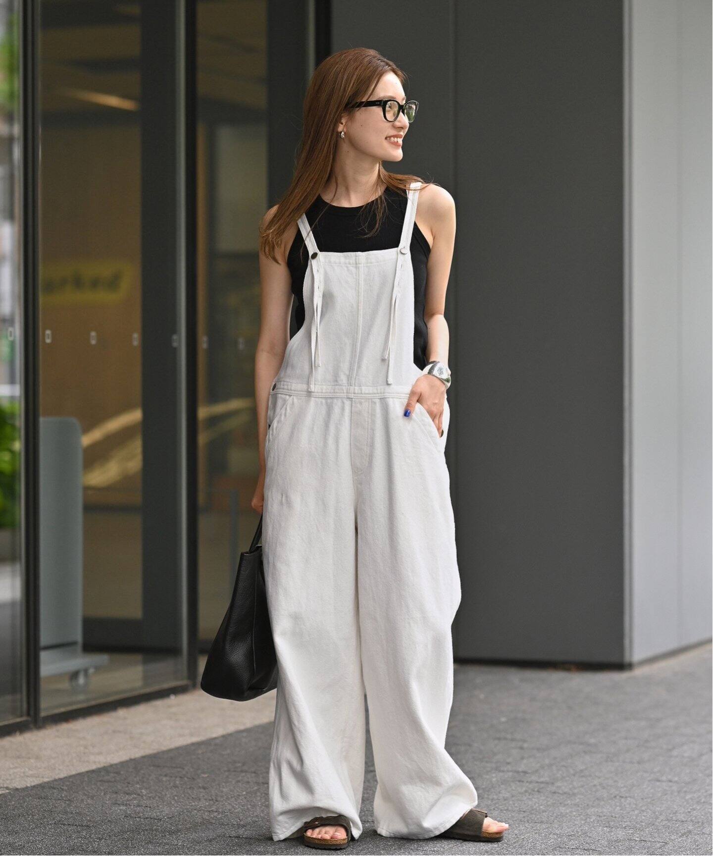 コットンヘンプサロペット（サロペット／オーバーオール）｜FRAMeWORK  