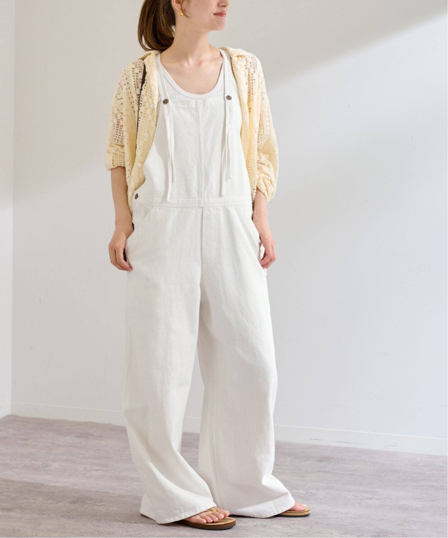 コットンヘンプサロペット（サロペット／オーバーオール）｜FRAMeWORK  